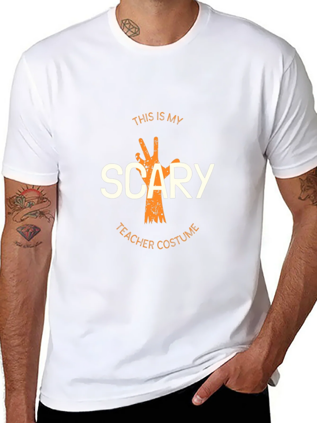 Scary Teacher Costume Graphic T-Shirt product image 7