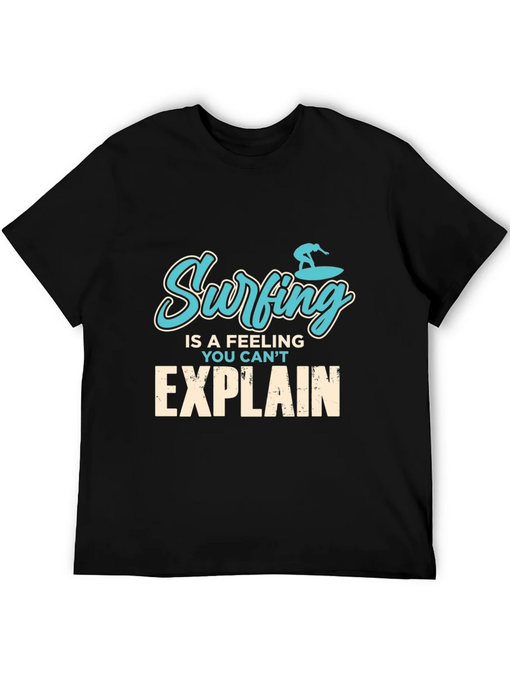 Surfing Feeling Graphic Tee - Mens Black T-Shirt product image 5