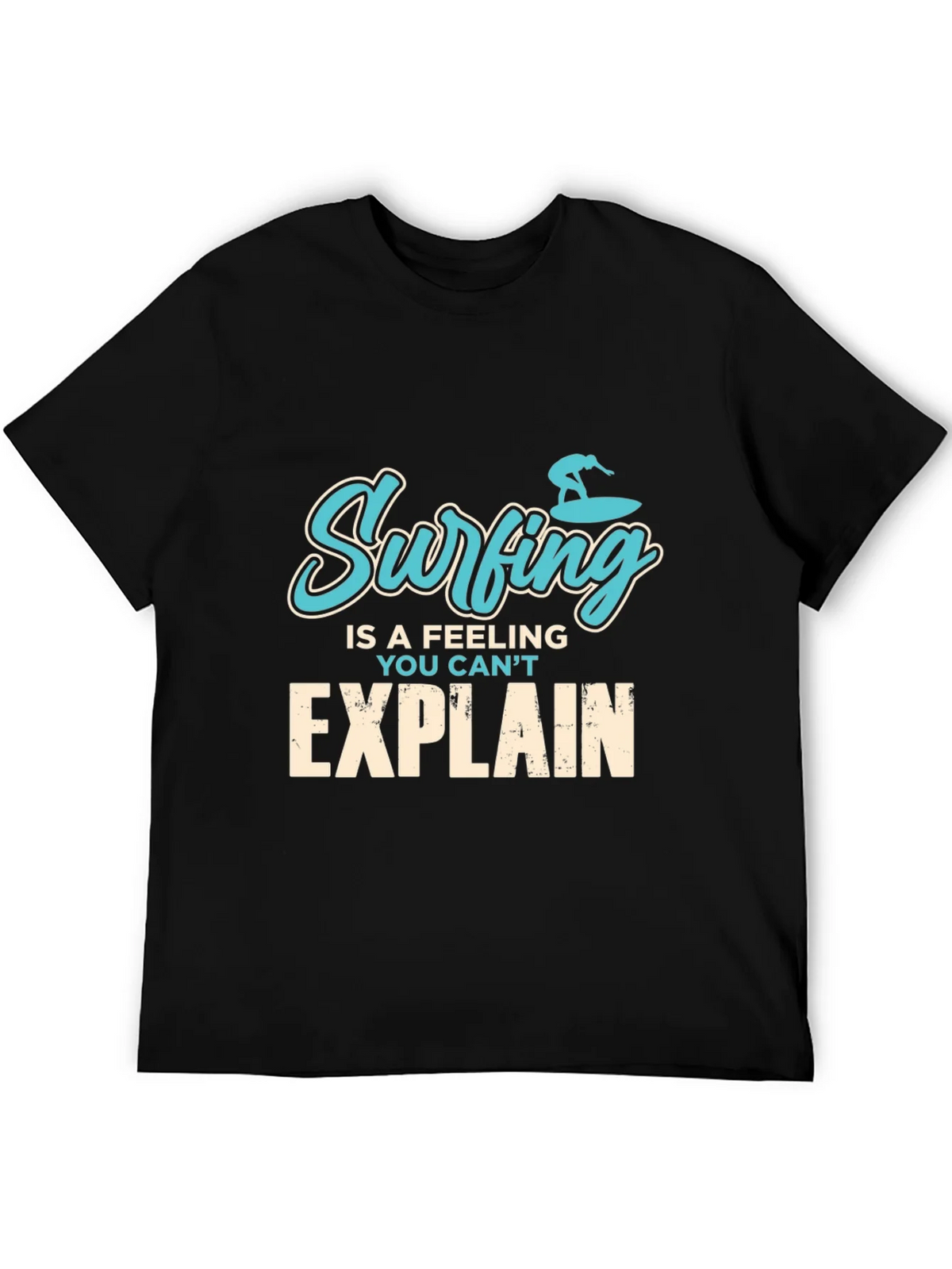 Surfing Feeling Graphic Tee - Mens Black T-Shirt product image 5