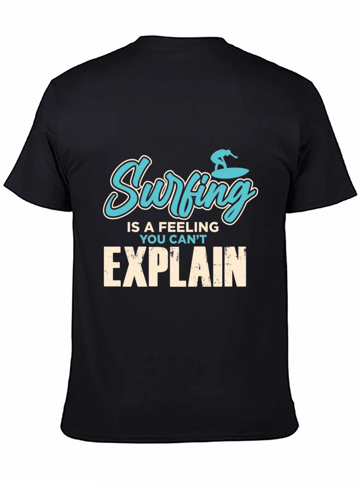 Surfing Feeling Graphic Tee - Mens Black T-Shirt product image 4