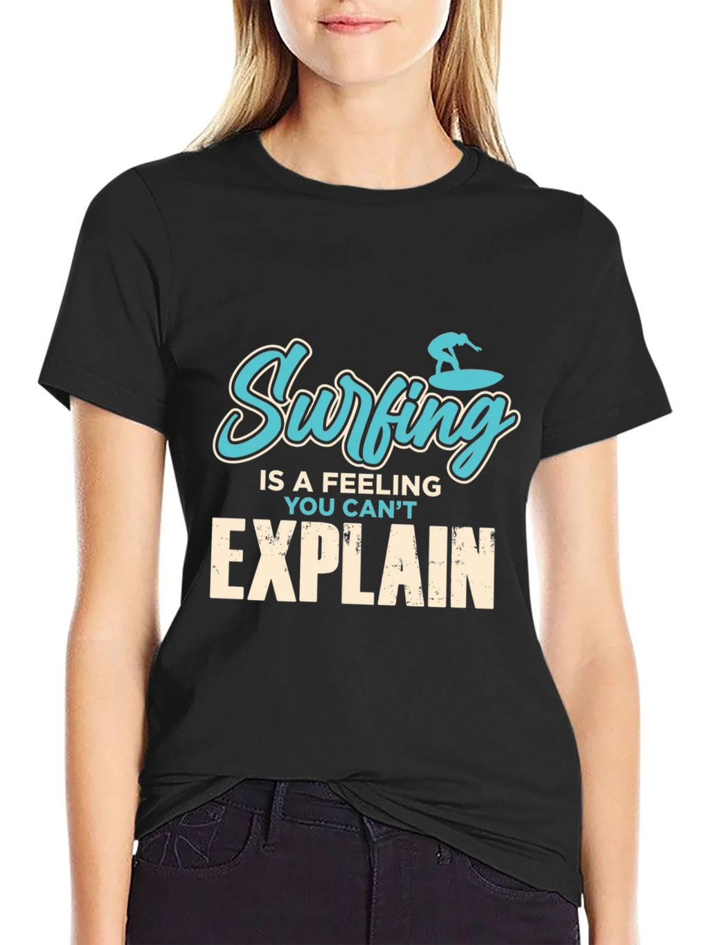 Surfing Feeling Graphic Tee - Mens Black T-Shirt product image 2
