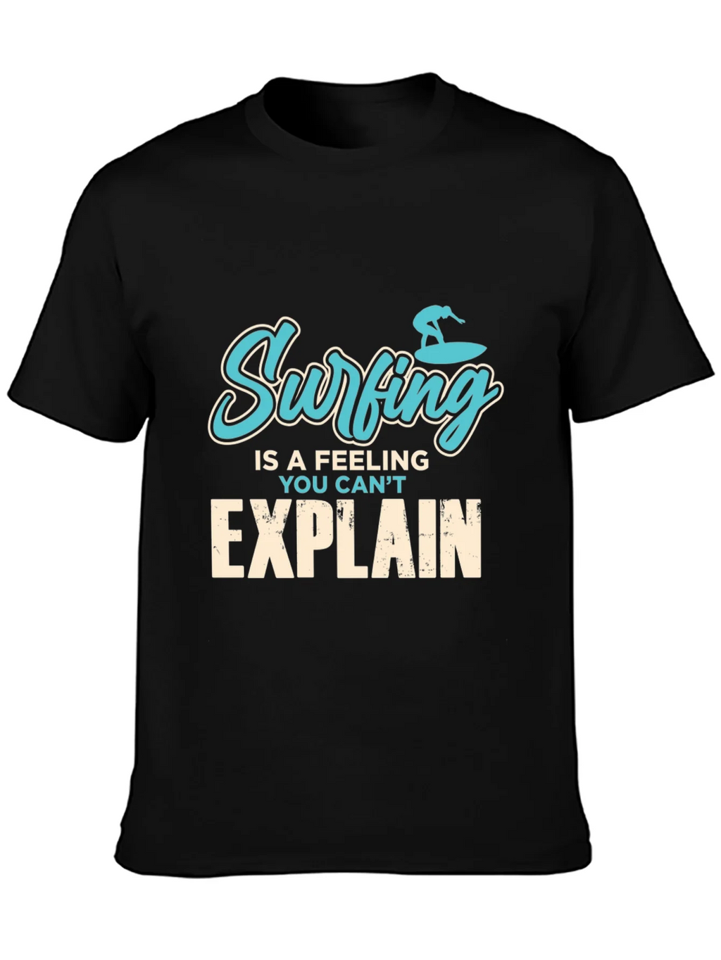 Surfing Feeling Graphic Tee - Mens Black T-Shirt product image 3