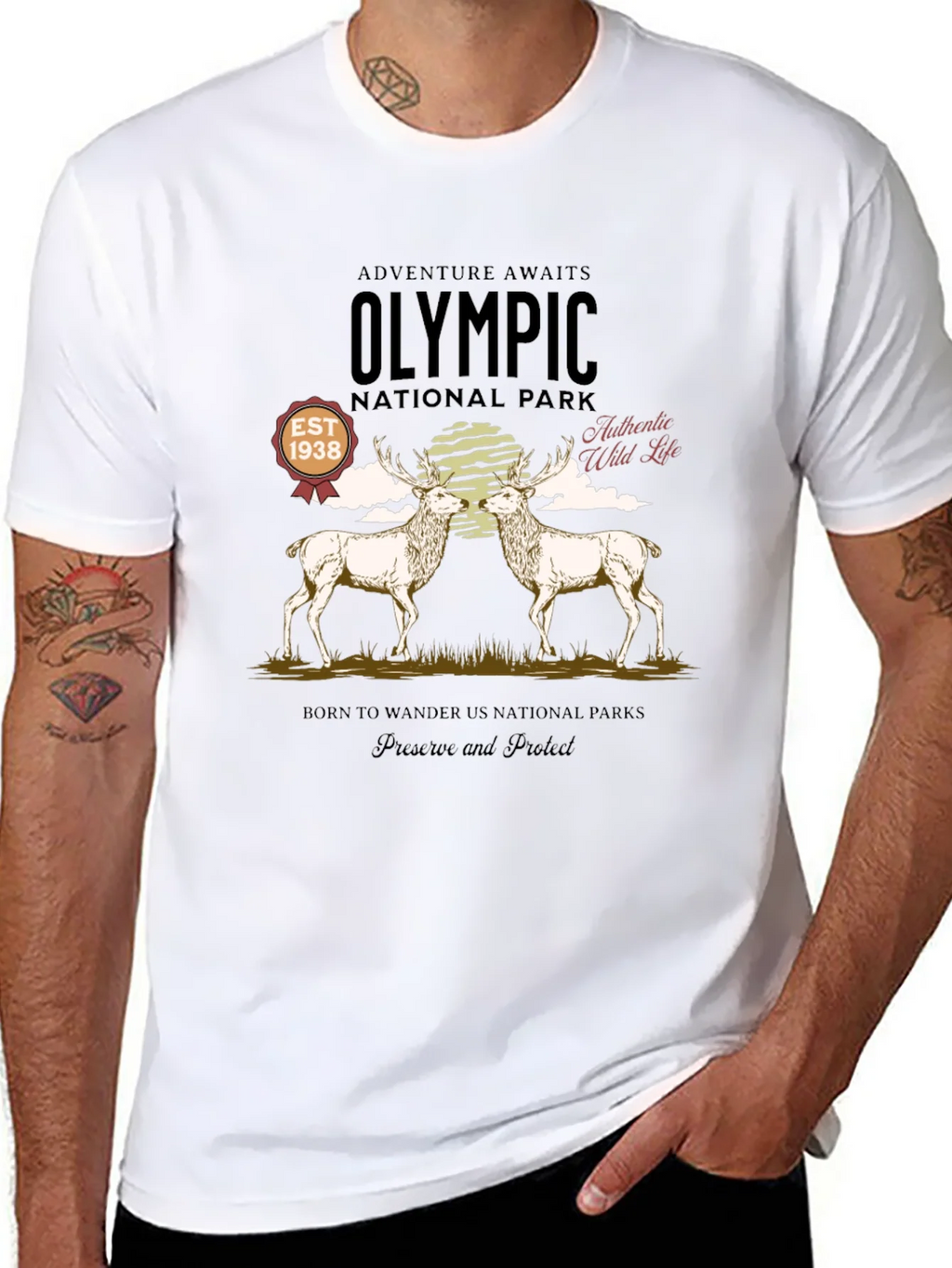Olympic National Park T-Shirt - Adventure Awaits! product image 7