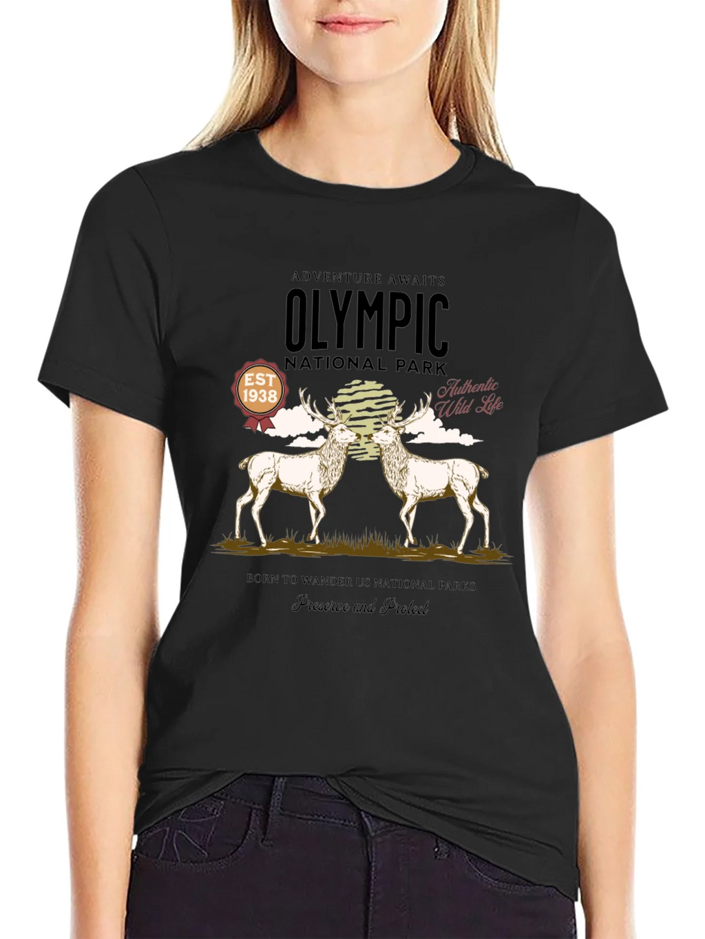 Olympic National Park T-Shirt - Adventure Awaits! product image 2