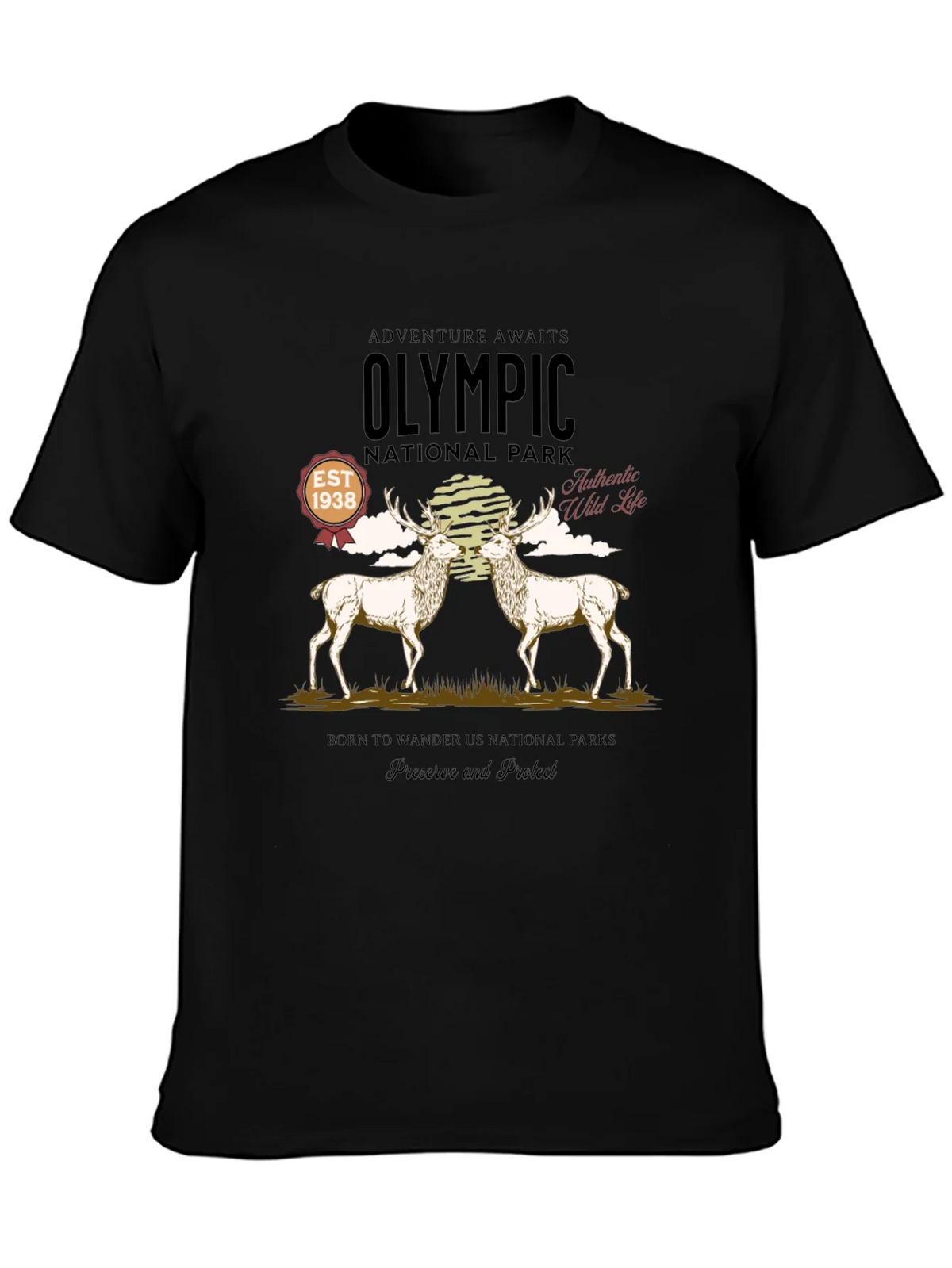 Olympic National Park T-Shirt - Adventure Awaits! product image 3
