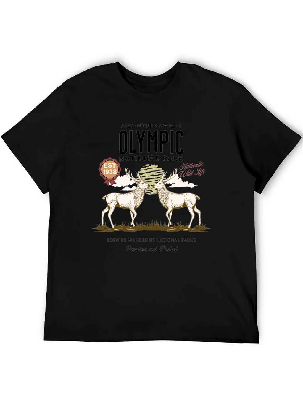Olympic National Park T-Shirt - Adventure Awaits! product image 5