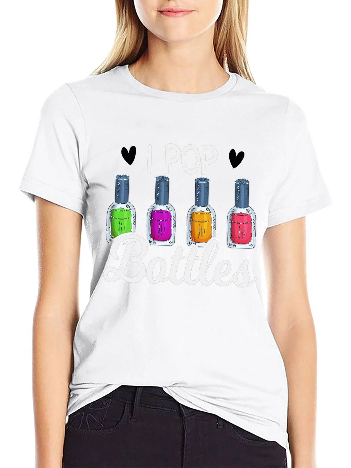 I Pop Bottles Funny T-Shirt product image 8