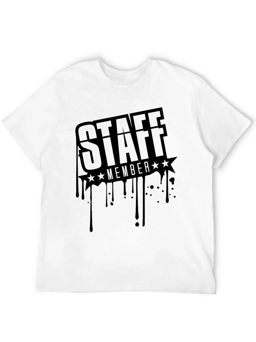 Staff Member Black Graphic T-Shirt product image 11