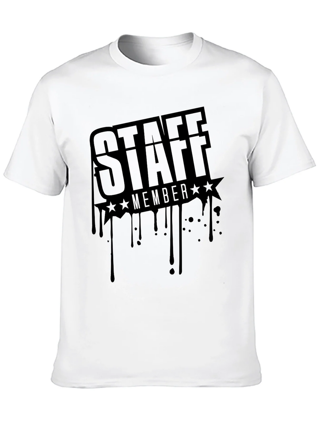 Staff Member Black Graphic T-Shirt product image 9