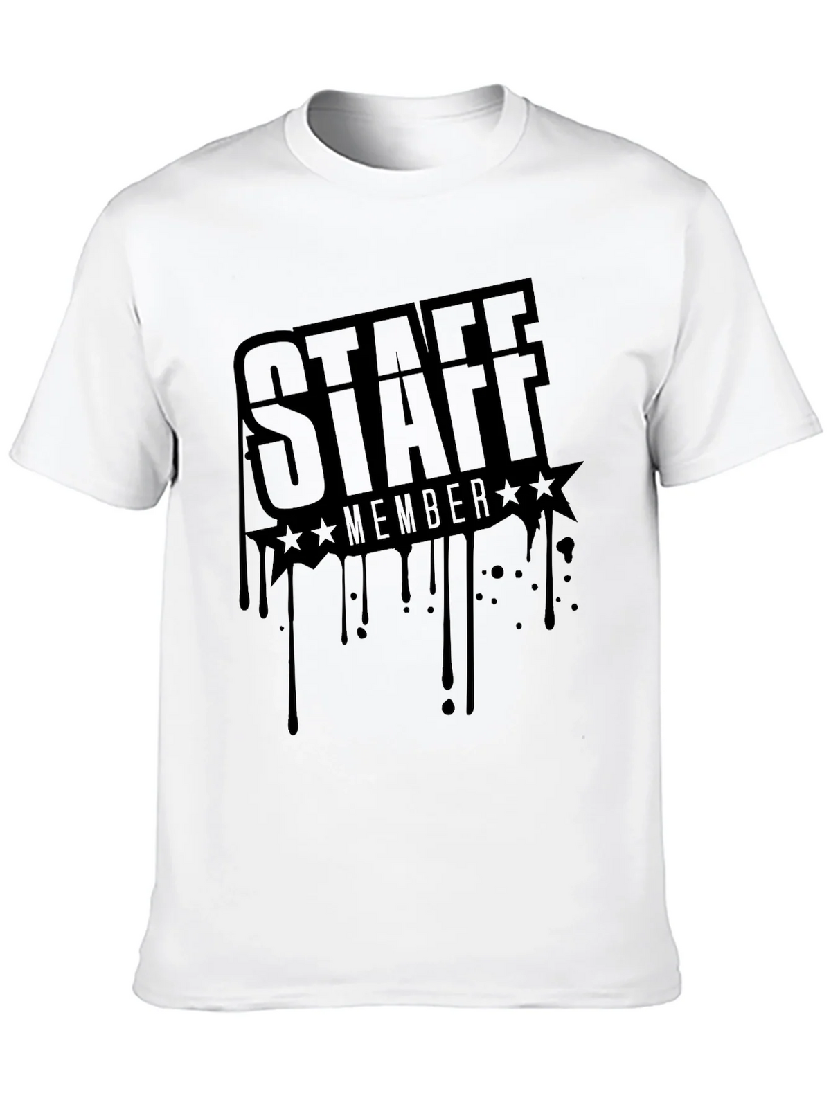 Staff Member Black Graphic T-Shirt product image 9
