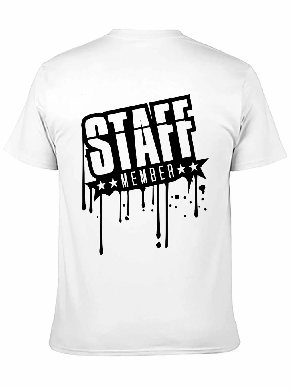Staff Member Black Graphic T-Shirt product image 10