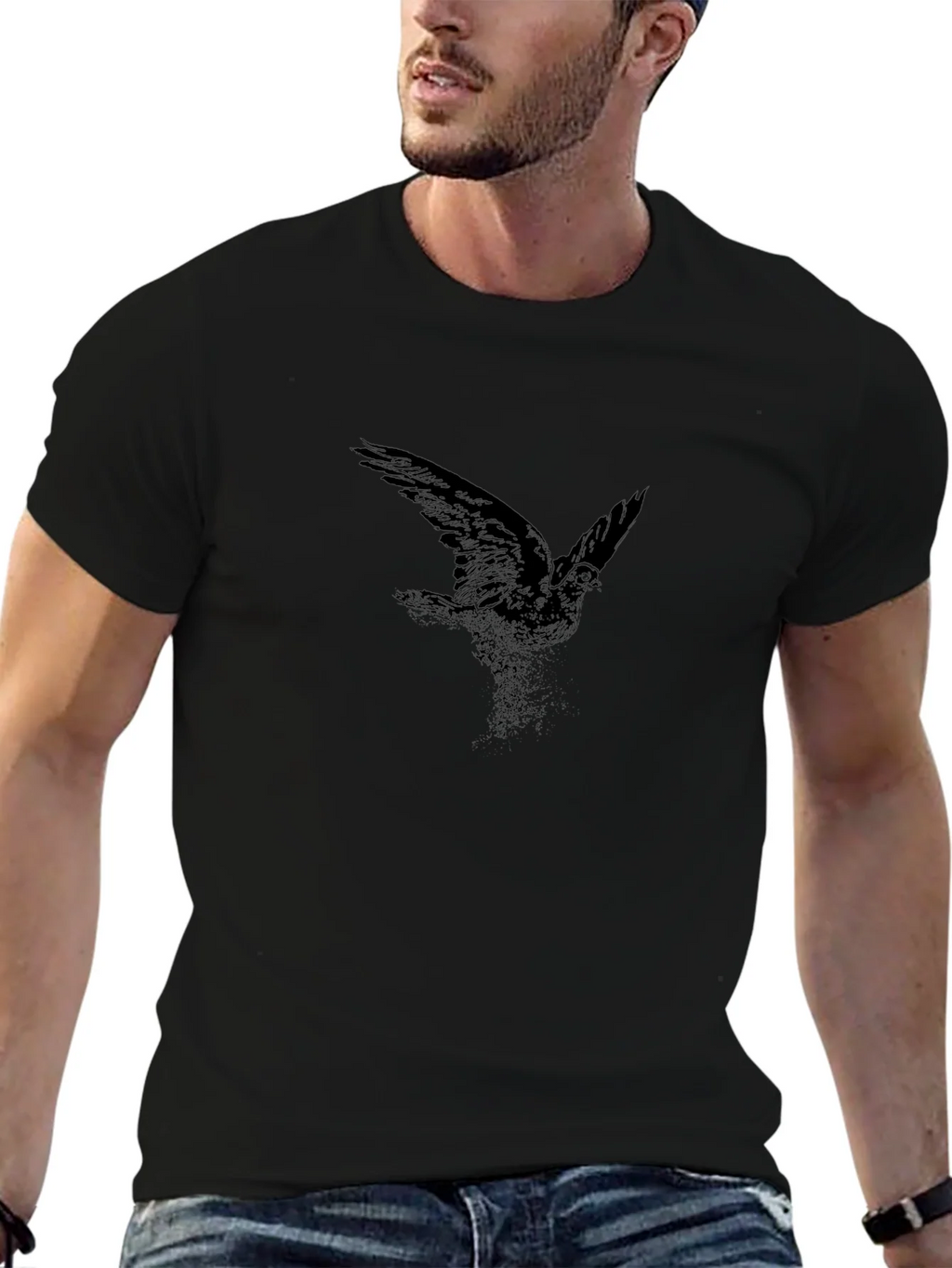 Black Raven Graphic Tee - Classic Fit product image 6