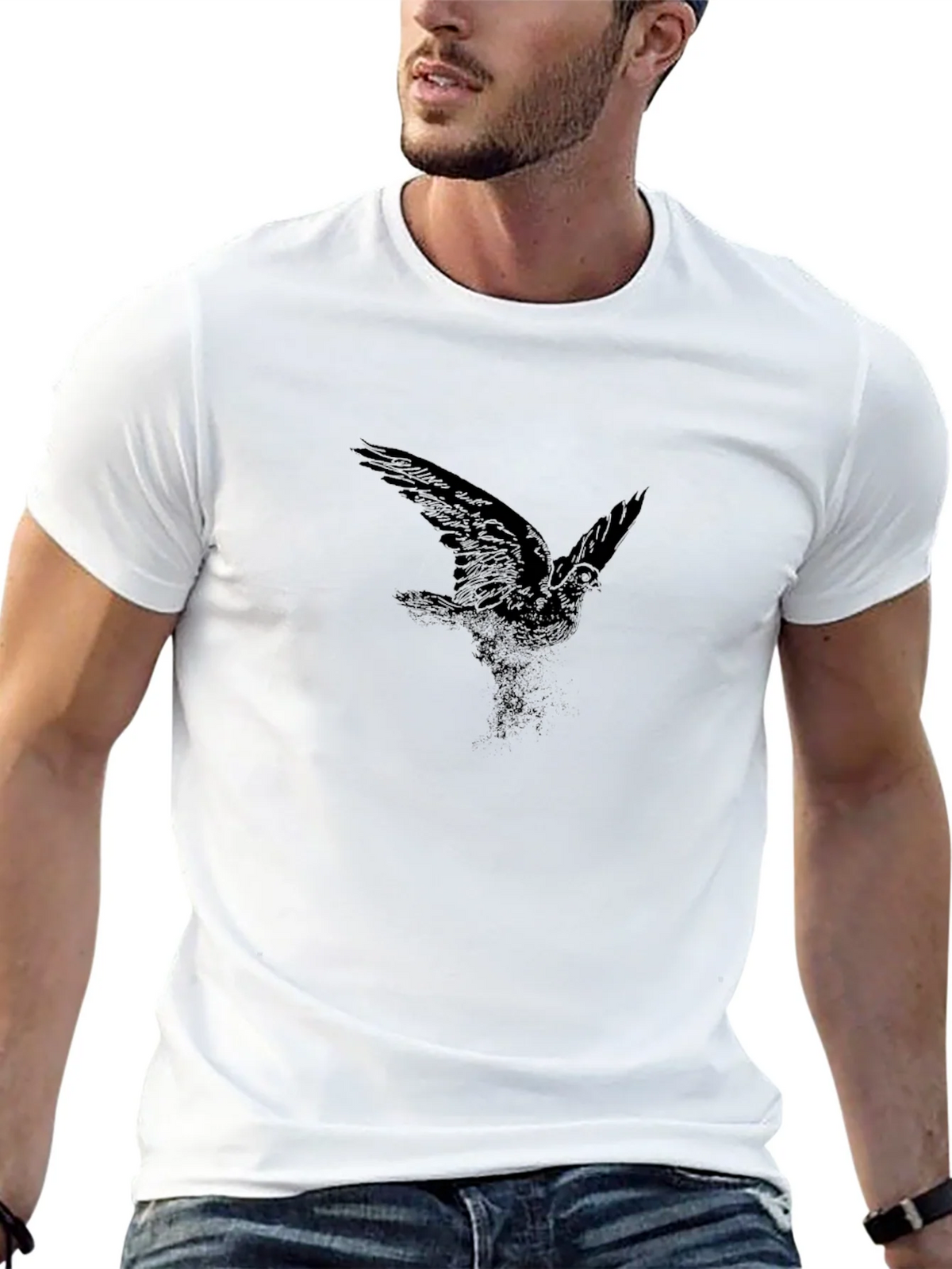 Black Raven Graphic Tee - Classic Fit product image 12