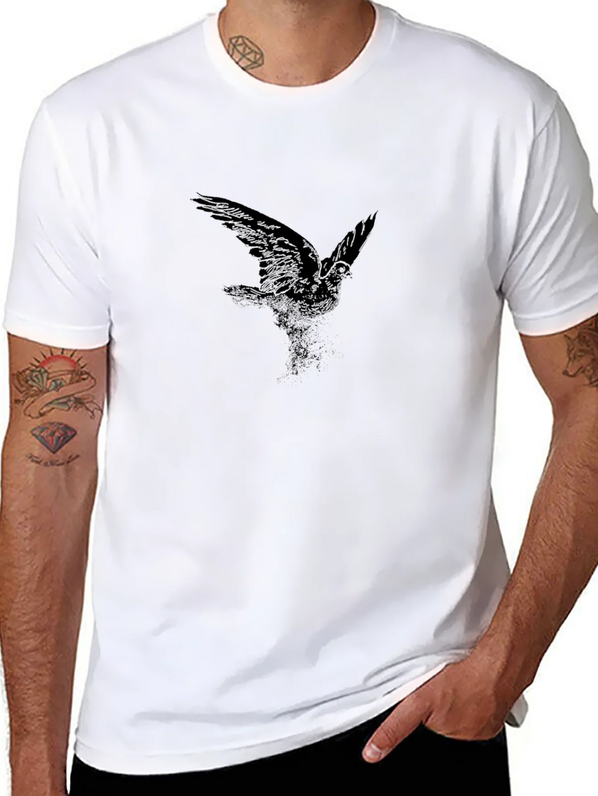 Black Raven Graphic Tee - Classic Fit product image 7