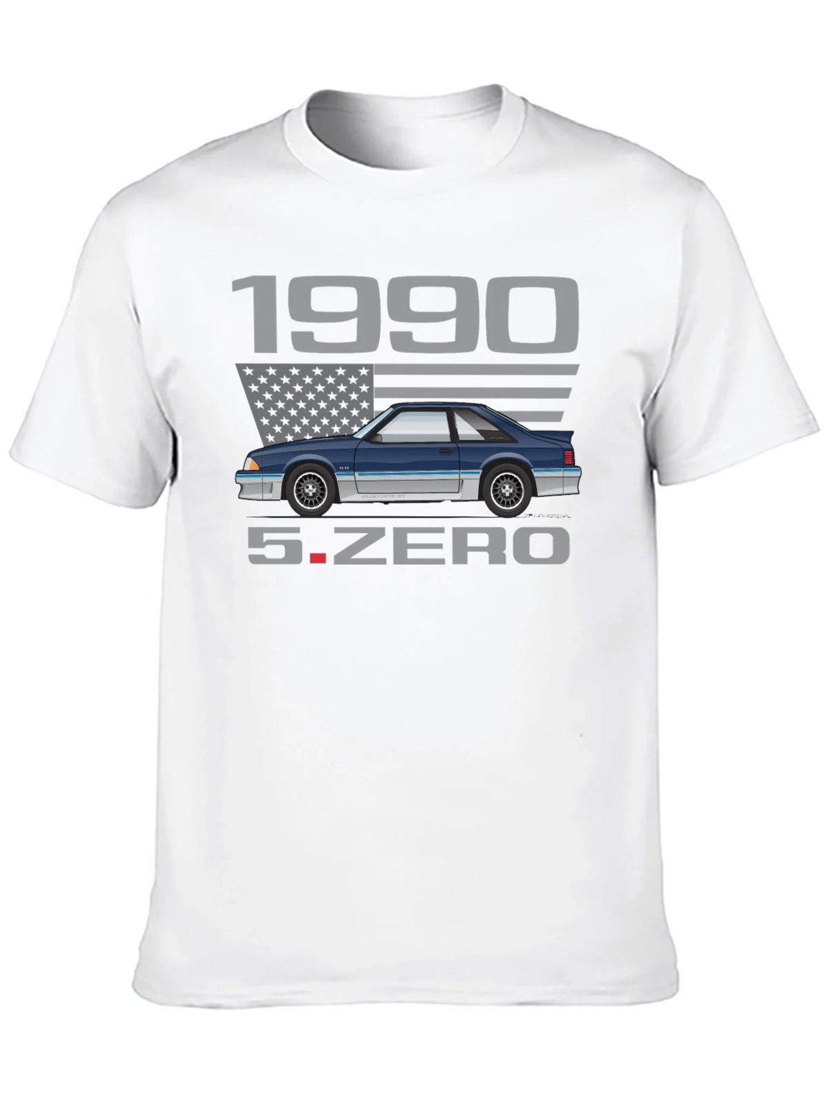 1990 Foxbody Mustang 5.0 T-Shirt product image 9