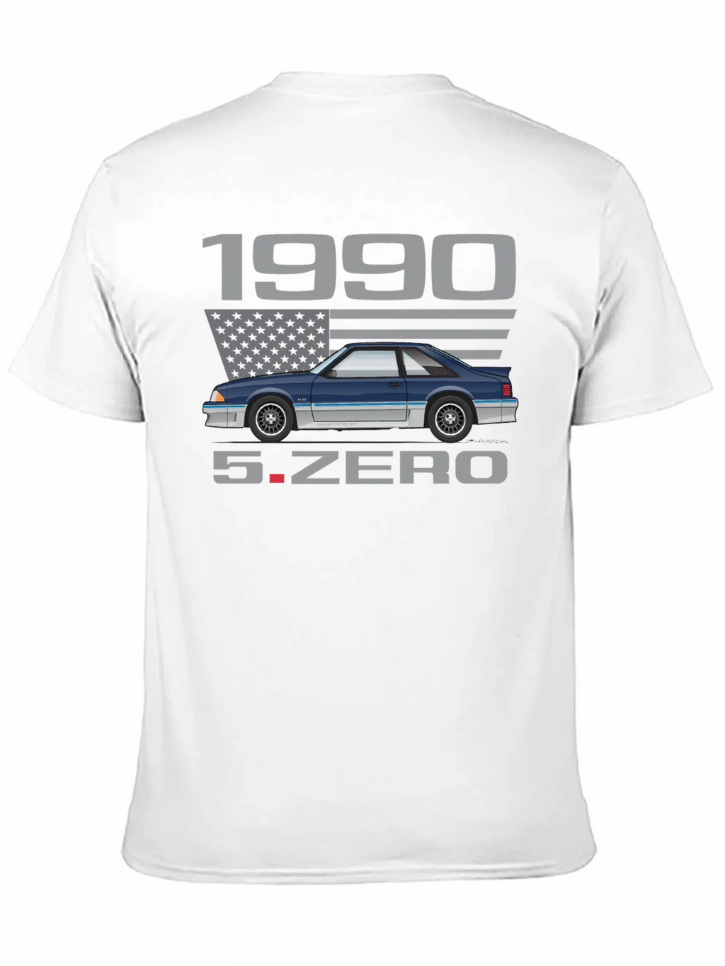 1990 Foxbody Mustang 5.0 T-Shirt product image 10