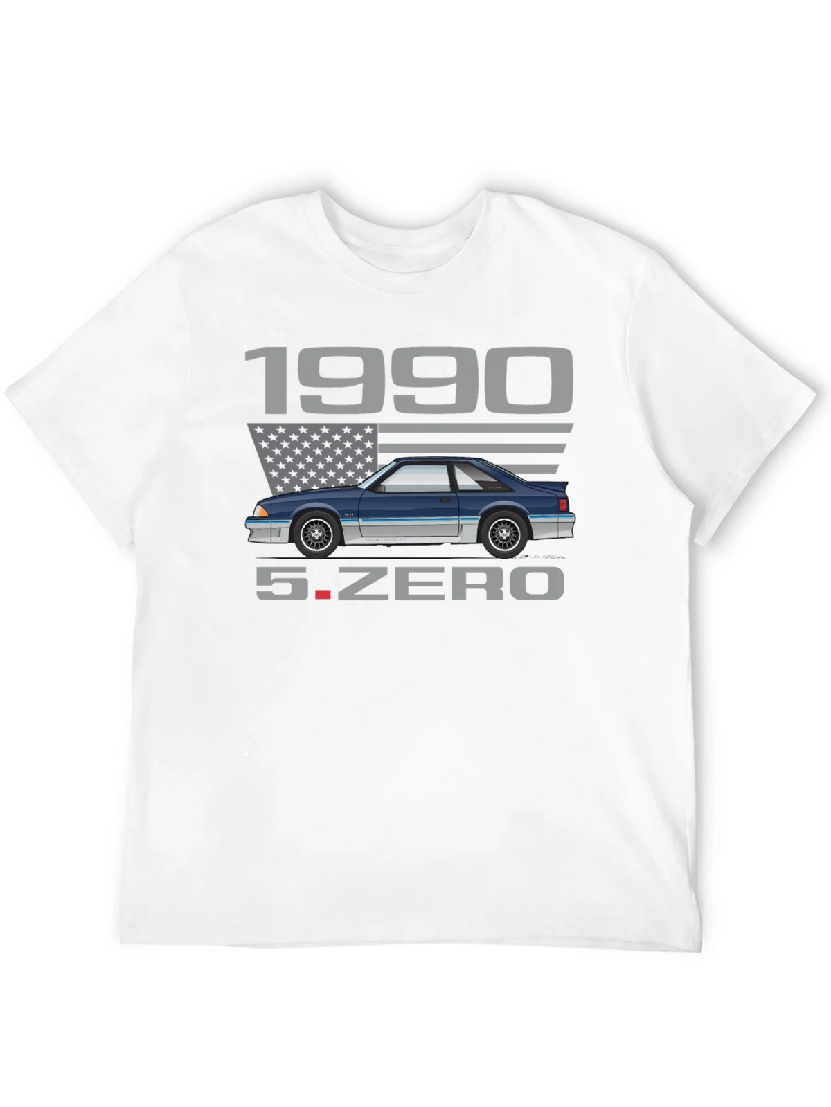 1990 Foxbody Mustang 5.0 T-Shirt product image 11