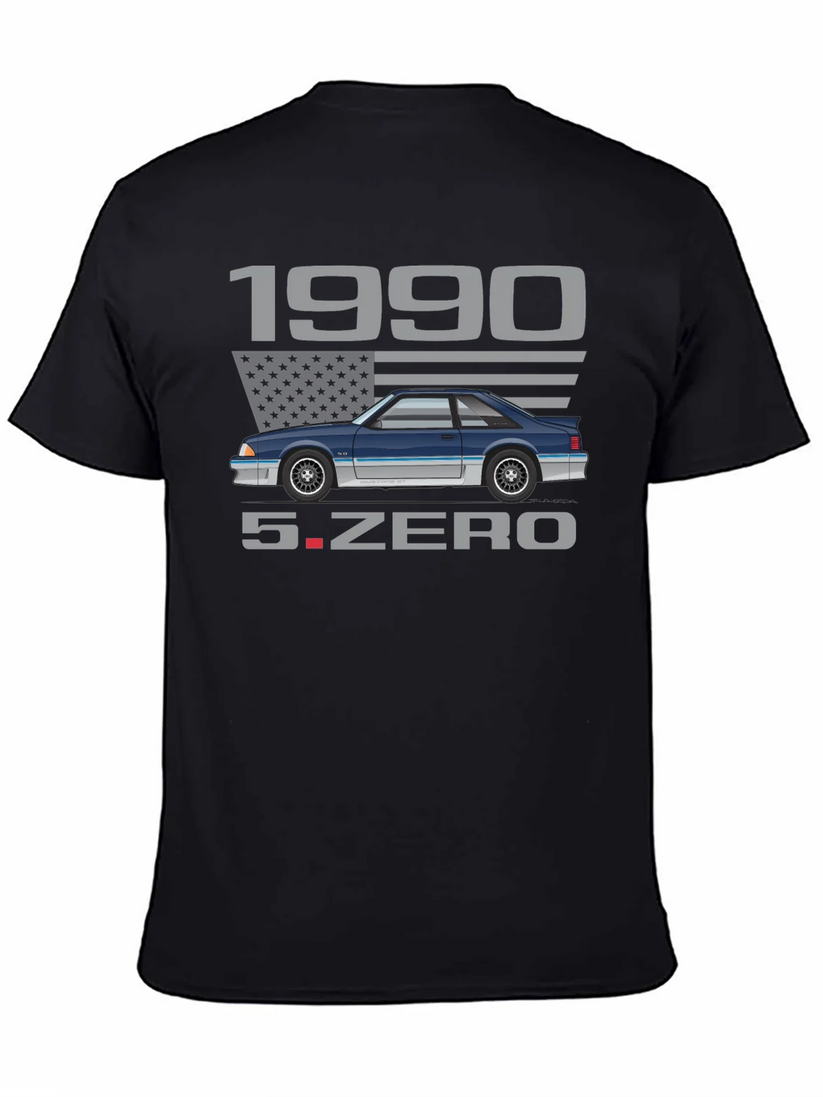 1990 Foxbody Mustang 5.0 T-Shirt product image 4
