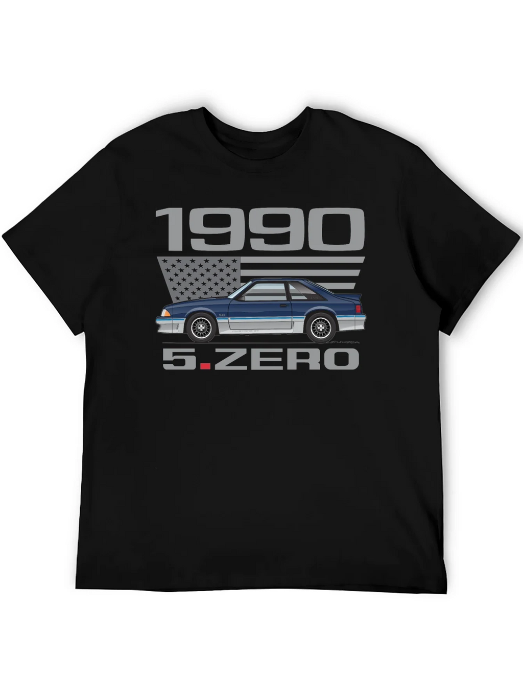 1990 Foxbody Mustang 5.0 T-Shirt product image 5