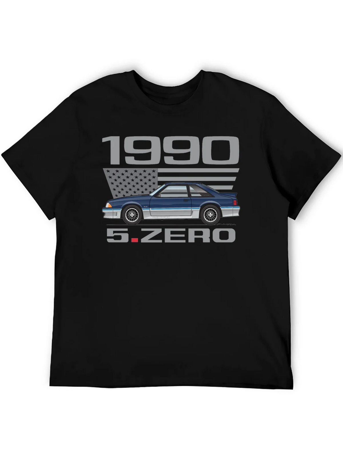 1990 Foxbody Mustang 5.0 T-Shirt product image 5