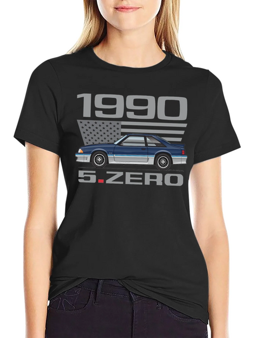 1990 Foxbody Mustang 5.0 T-Shirt product image 2