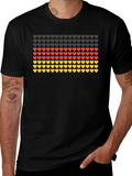 German Flag Hearts T-Shirt - Black product image 1
