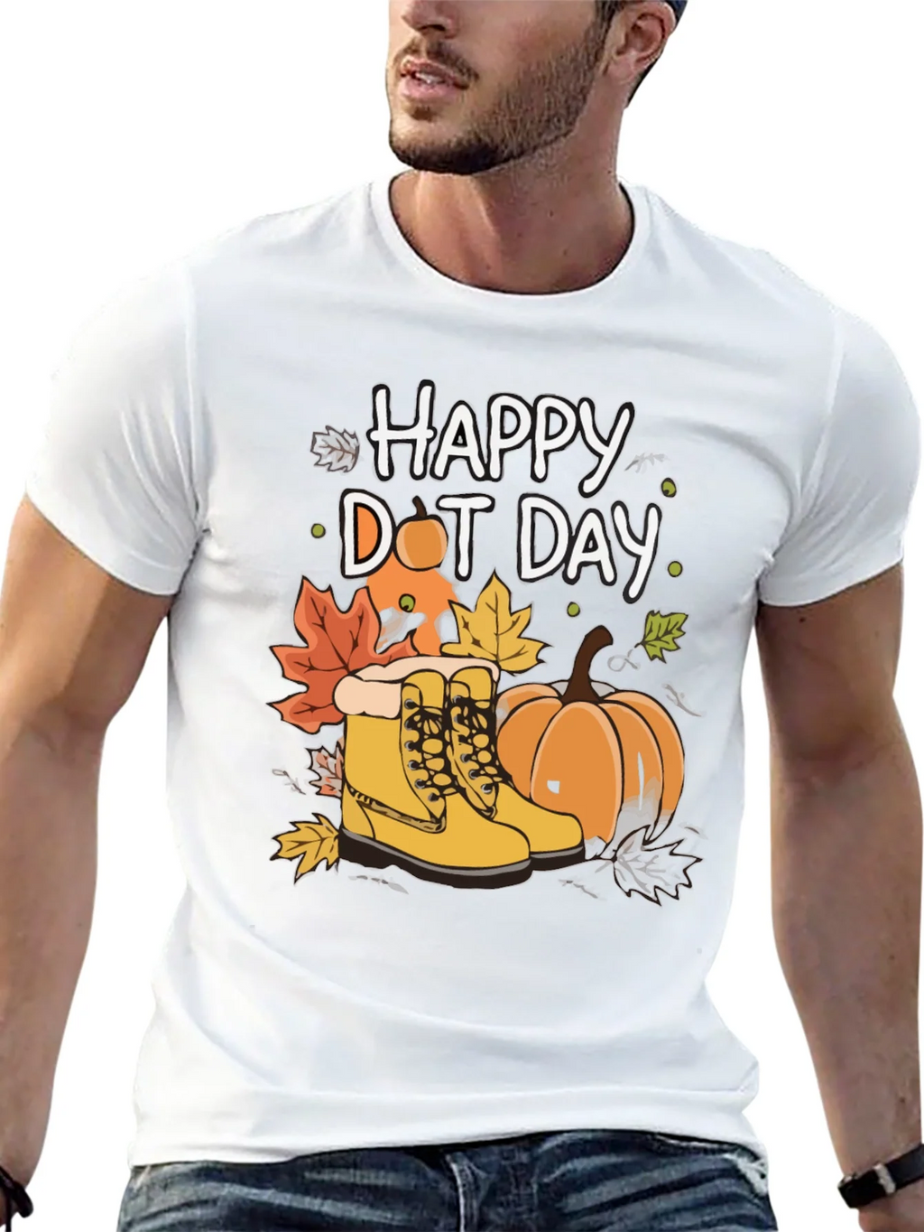 Happy Dot Day Fall T-Shirt product image 3