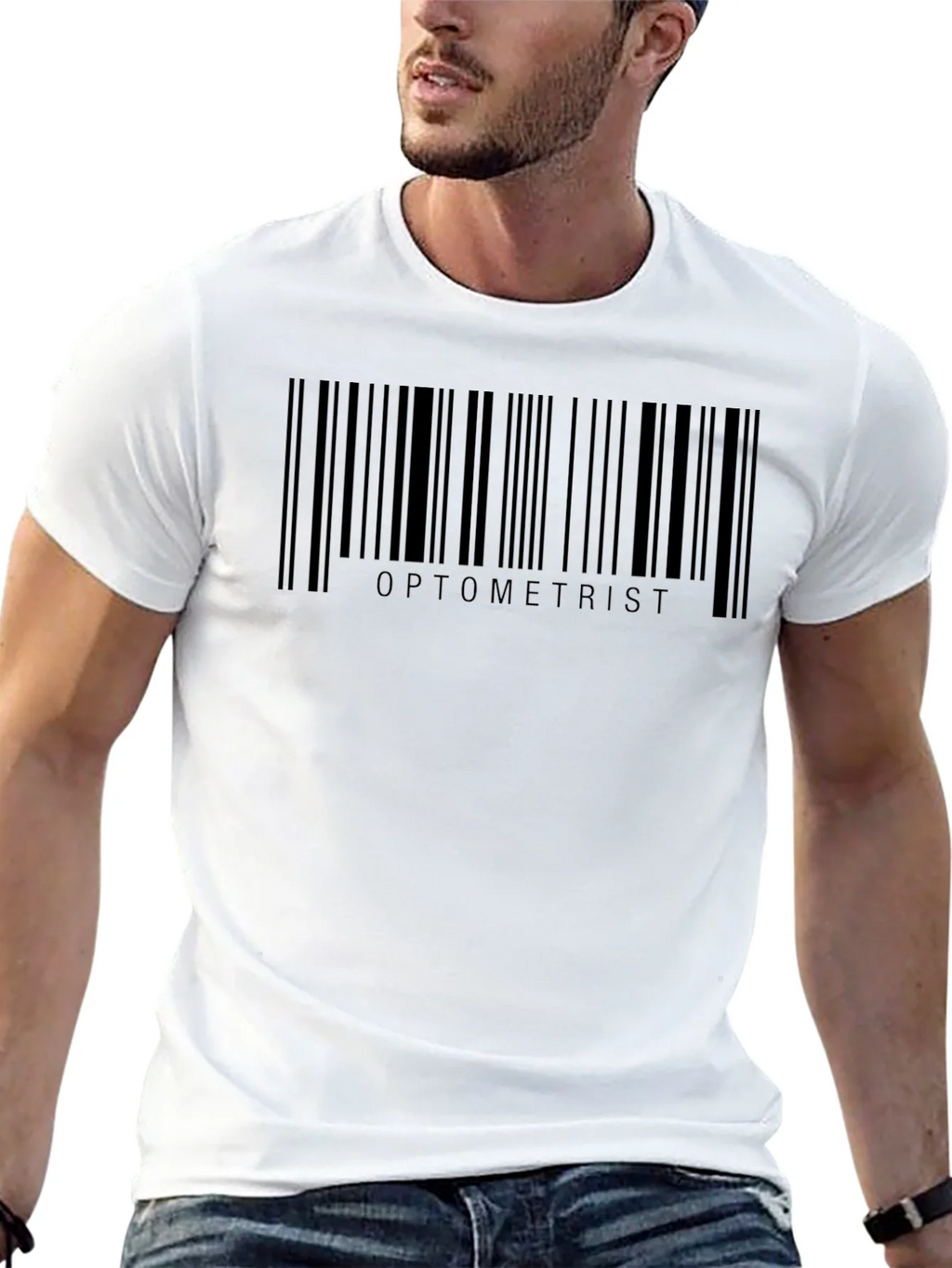Optometrist Barcode T-Shirt - Eye Doctor Apparel product image 12