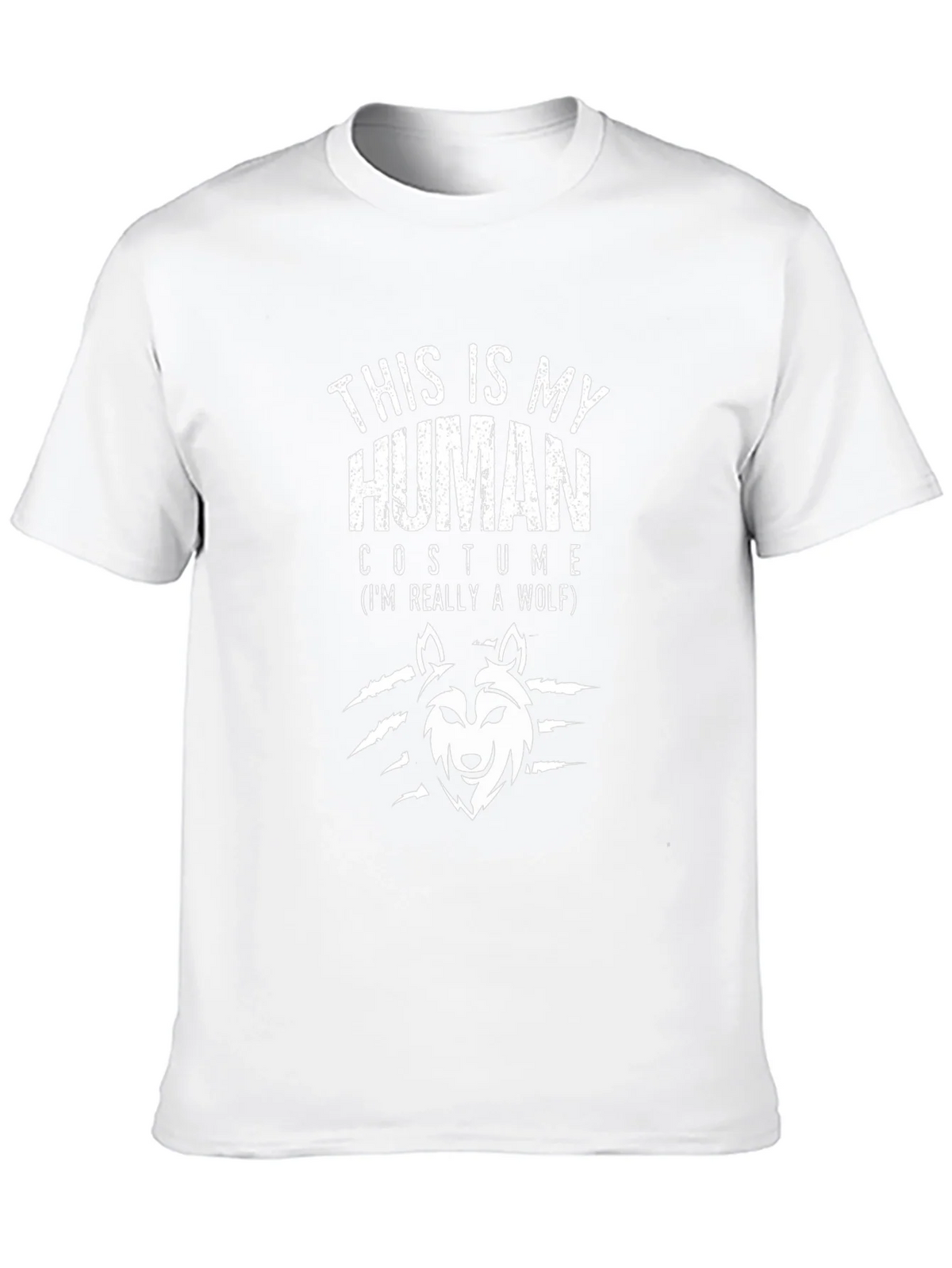 This Is My Human Costume Wolf Graphic Novelty T-Shirt product image 9