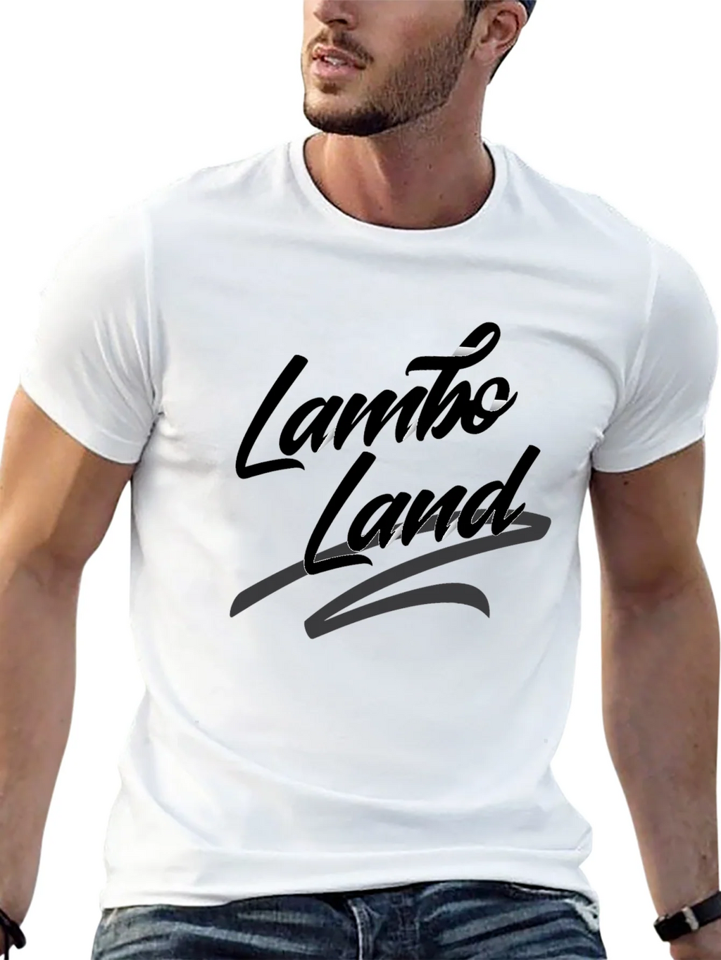 Lambo Land Black Graphic Tee - Stylish & Comfortable product image 12