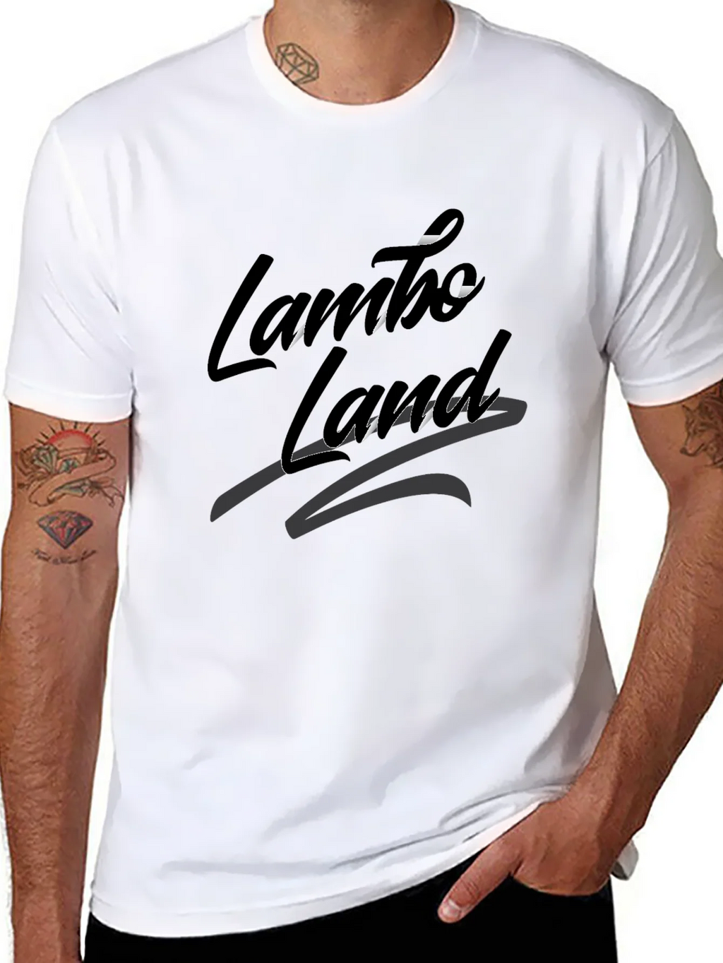 Lambo Land Black Graphic Tee - Stylish & Comfortable product image 7