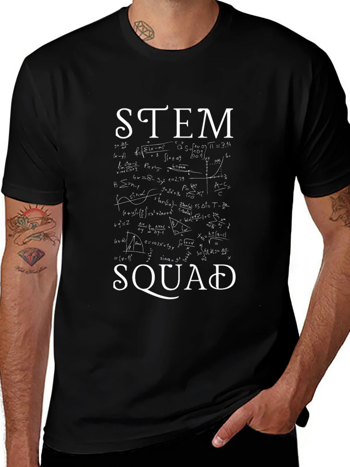 STEM Squad T-Shirt - Science Math Equations Design product image 1