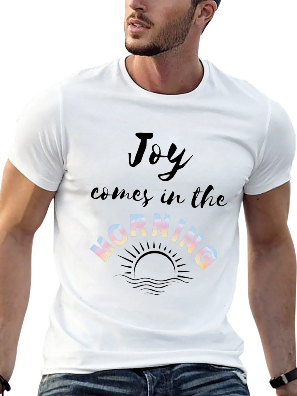 Joy Comes in the Morning Graphic T-Shirt product image 9