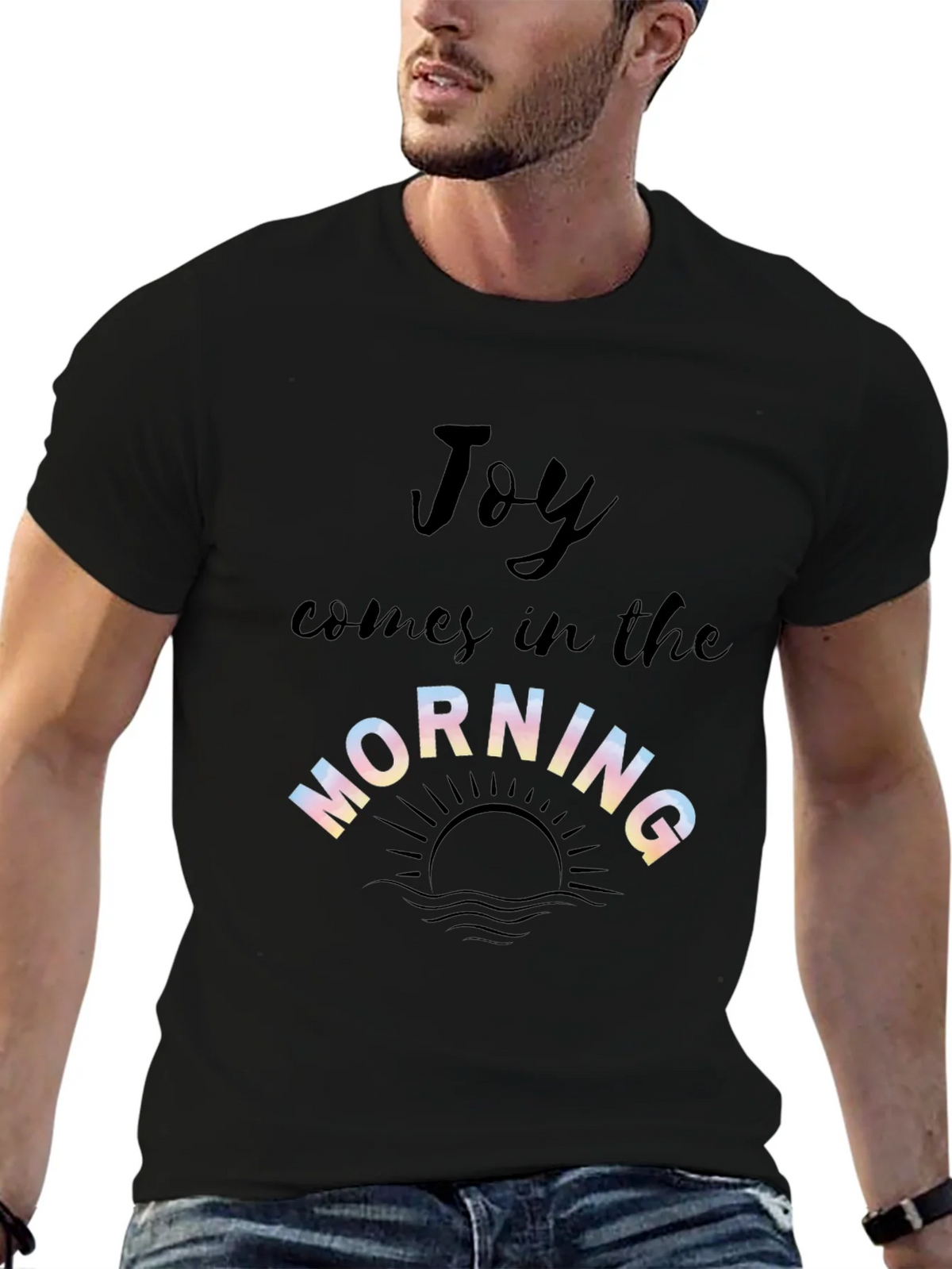 Joy Comes in the Morning Graphic T-Shirt product image 5