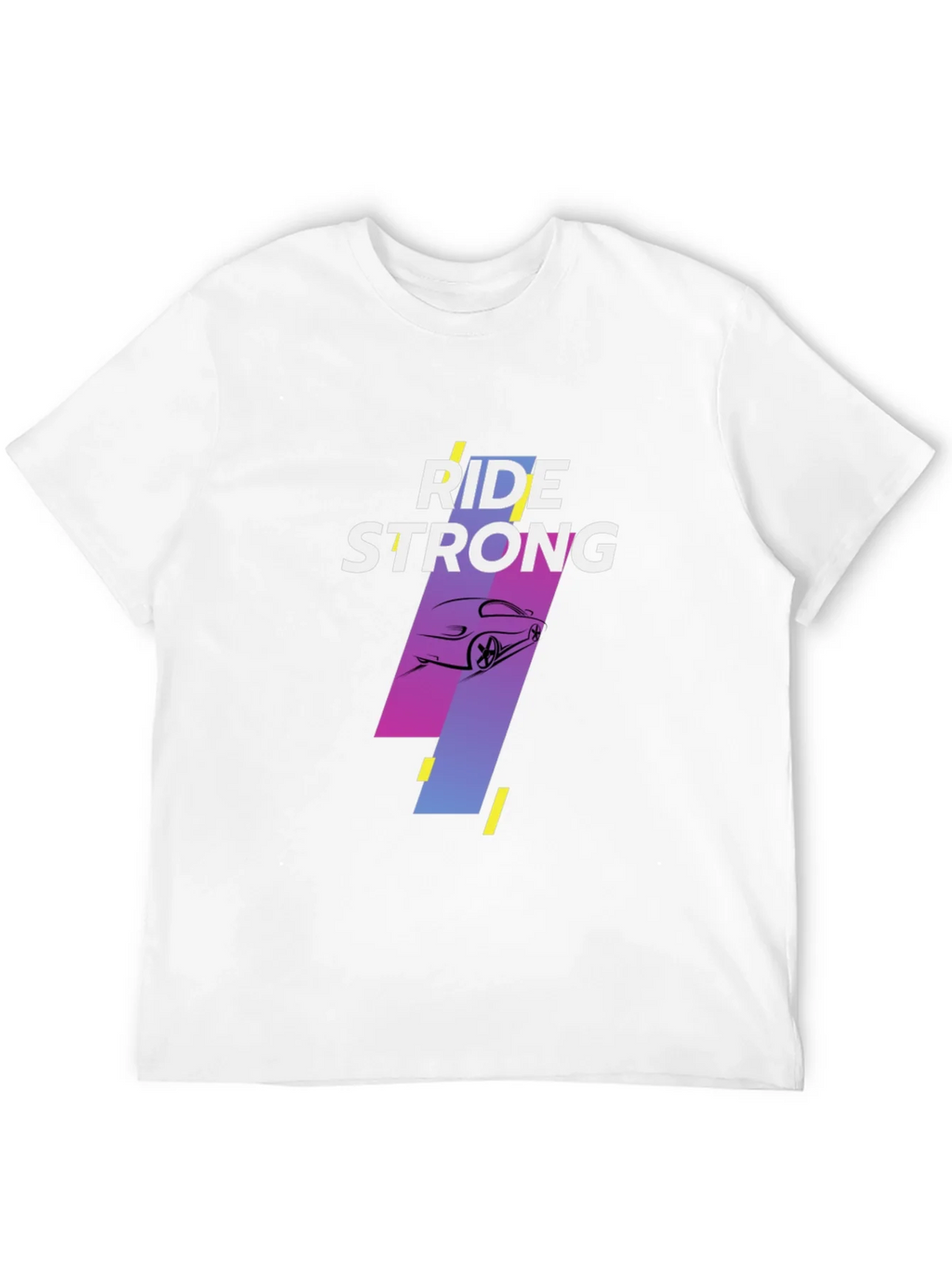 Ride Strong Graphic Tee - Black Cotton T-Shirt product image 10