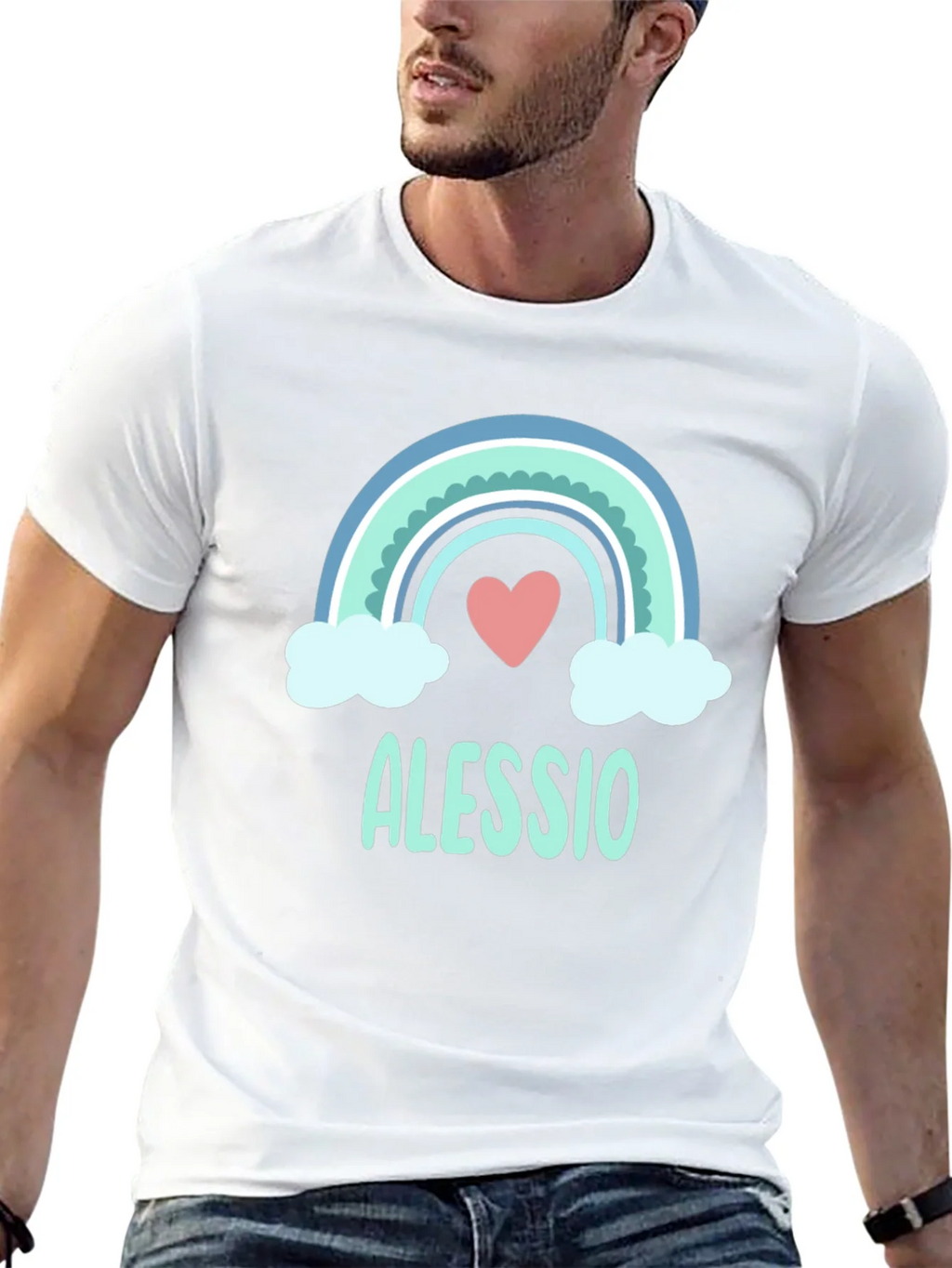 Alessio Rainbow Heart T-Shirt product image 12