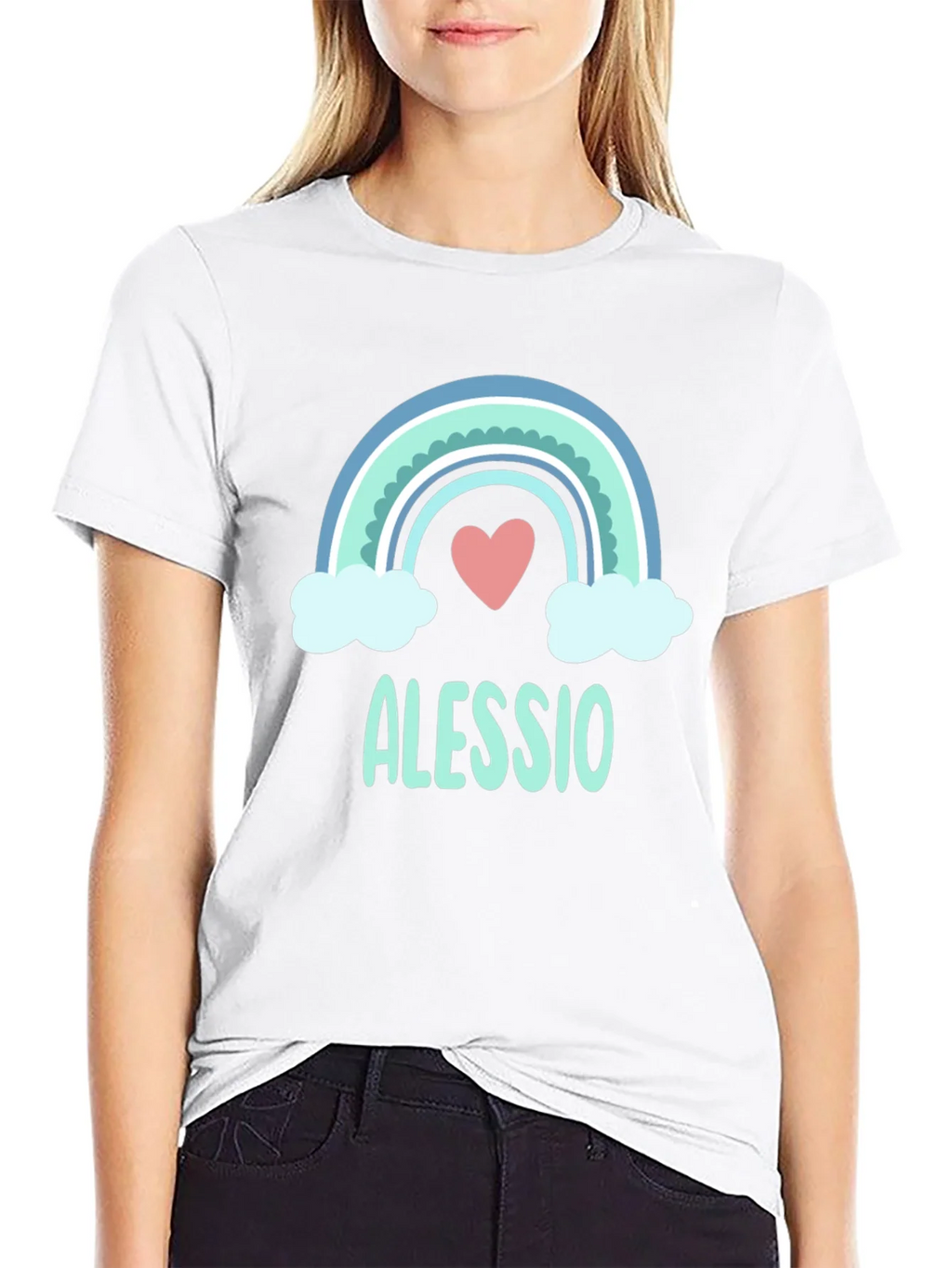 Alessio Rainbow Heart T-Shirt product image 8
