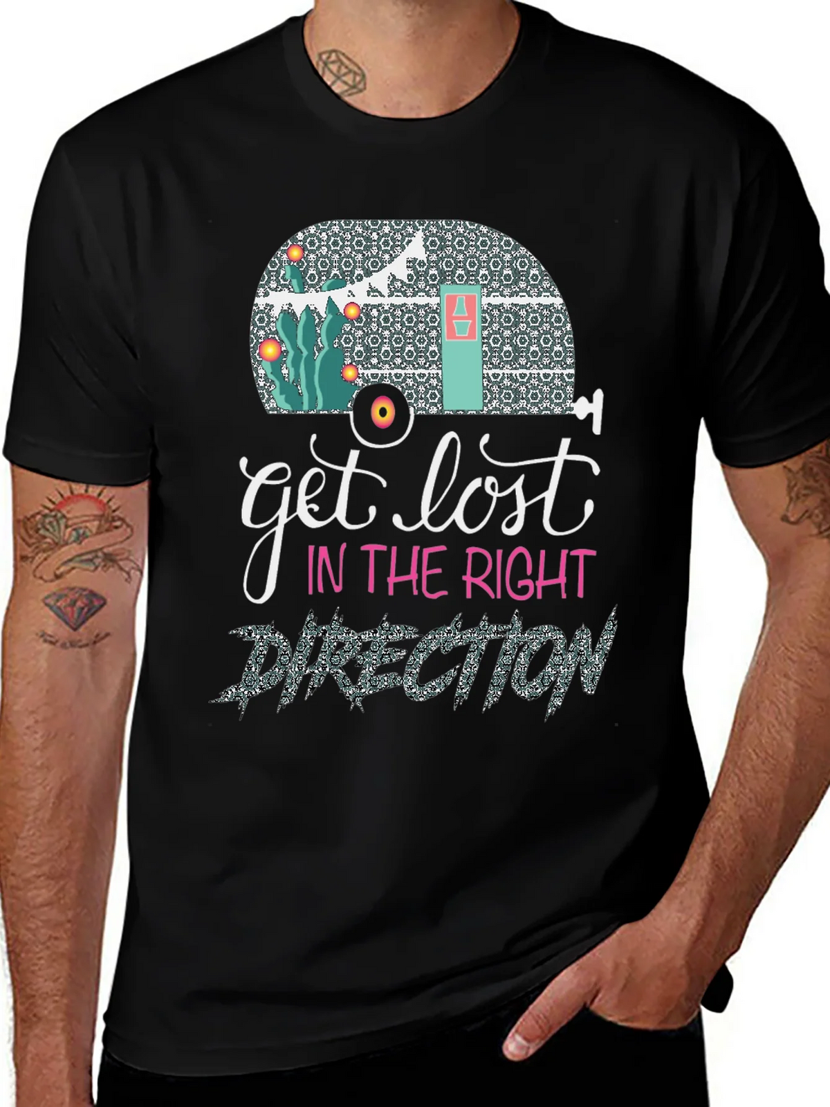Get Lost in the Right Direction Graphic Tee product image 1