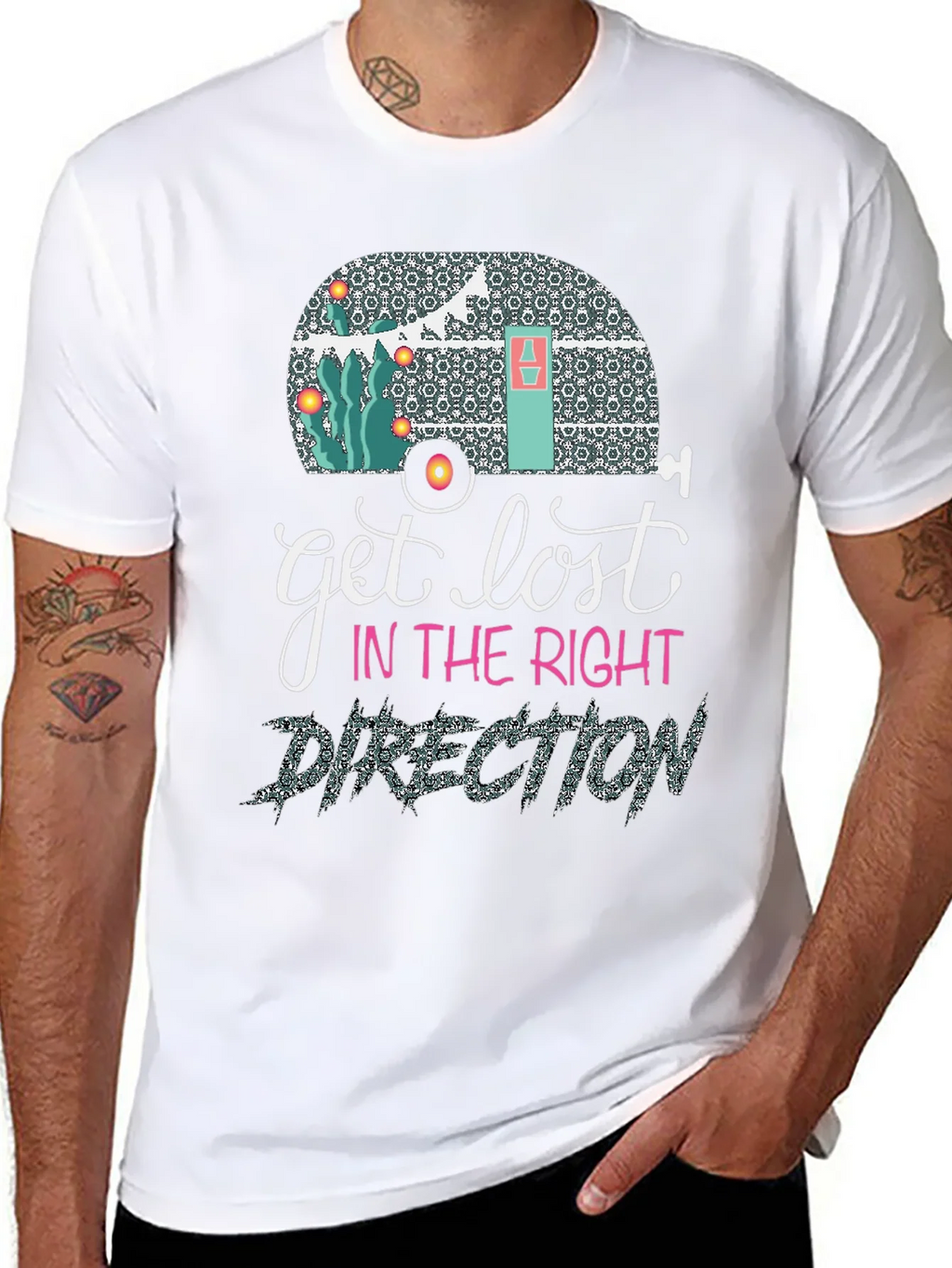 Get Lost in the Right Direction Graphic Tee product image 7