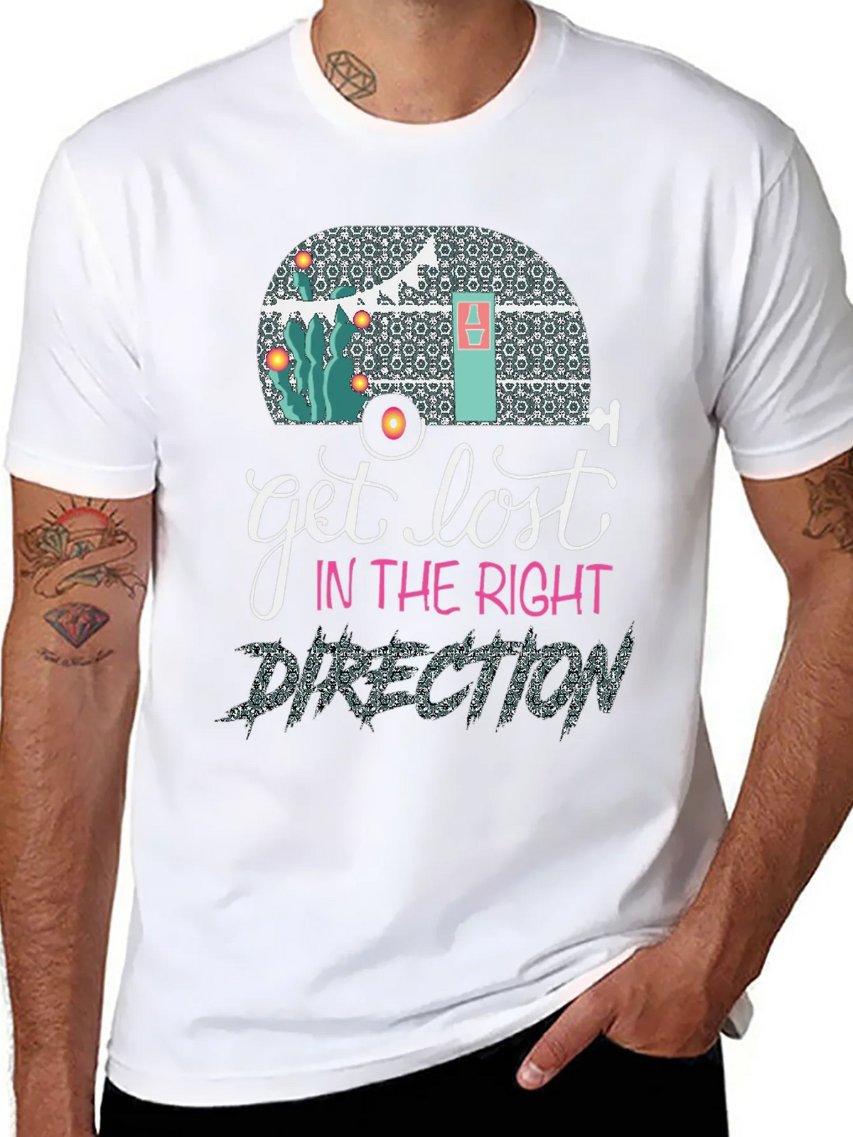 Get Lost in the Right Direction Graphic Tee product image 7