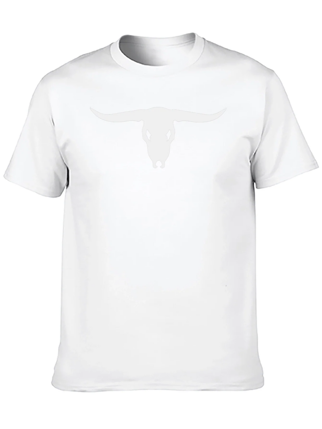 Bull Skull Graphic Tee - Black Casual T-Shirt product image 8