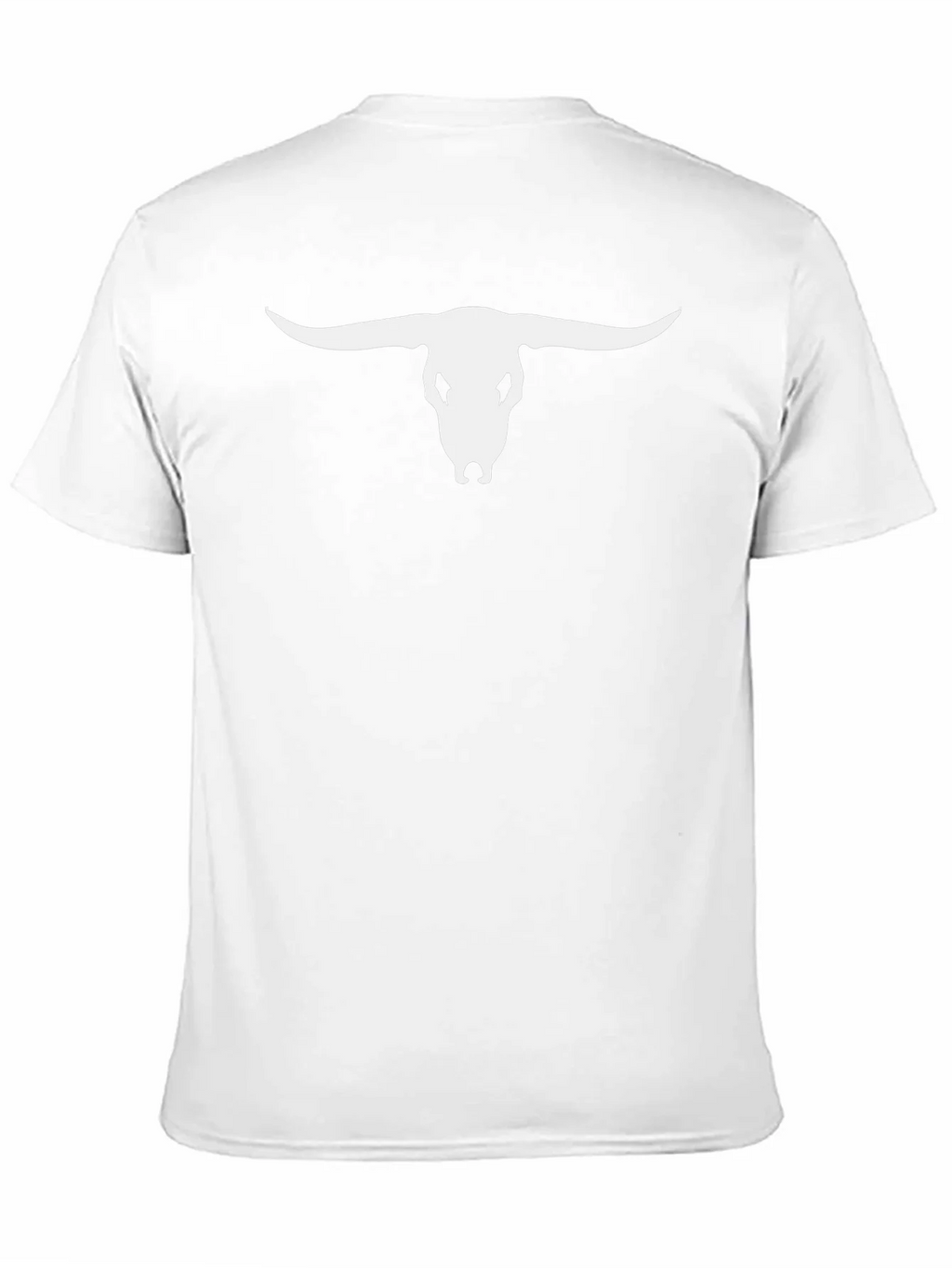 Bull Skull Graphic Tee - Black Casual T-Shirt product image 9