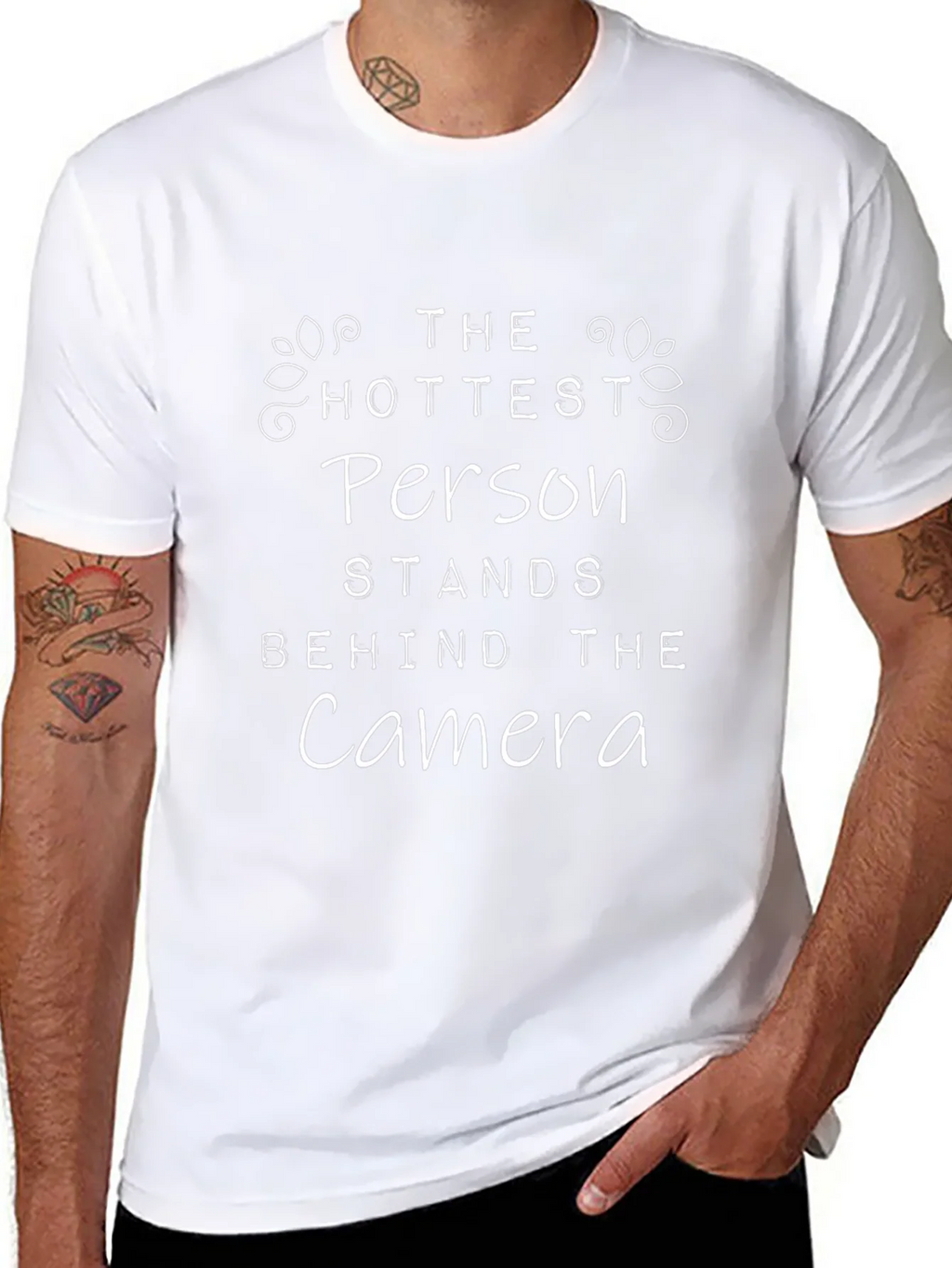 Hottest Person Camera T-Shirt product image 7