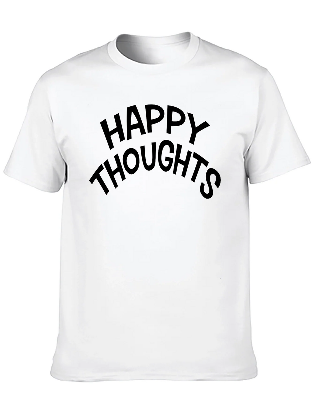 Happy Thoughts Black Crew Neck Tee product image 9