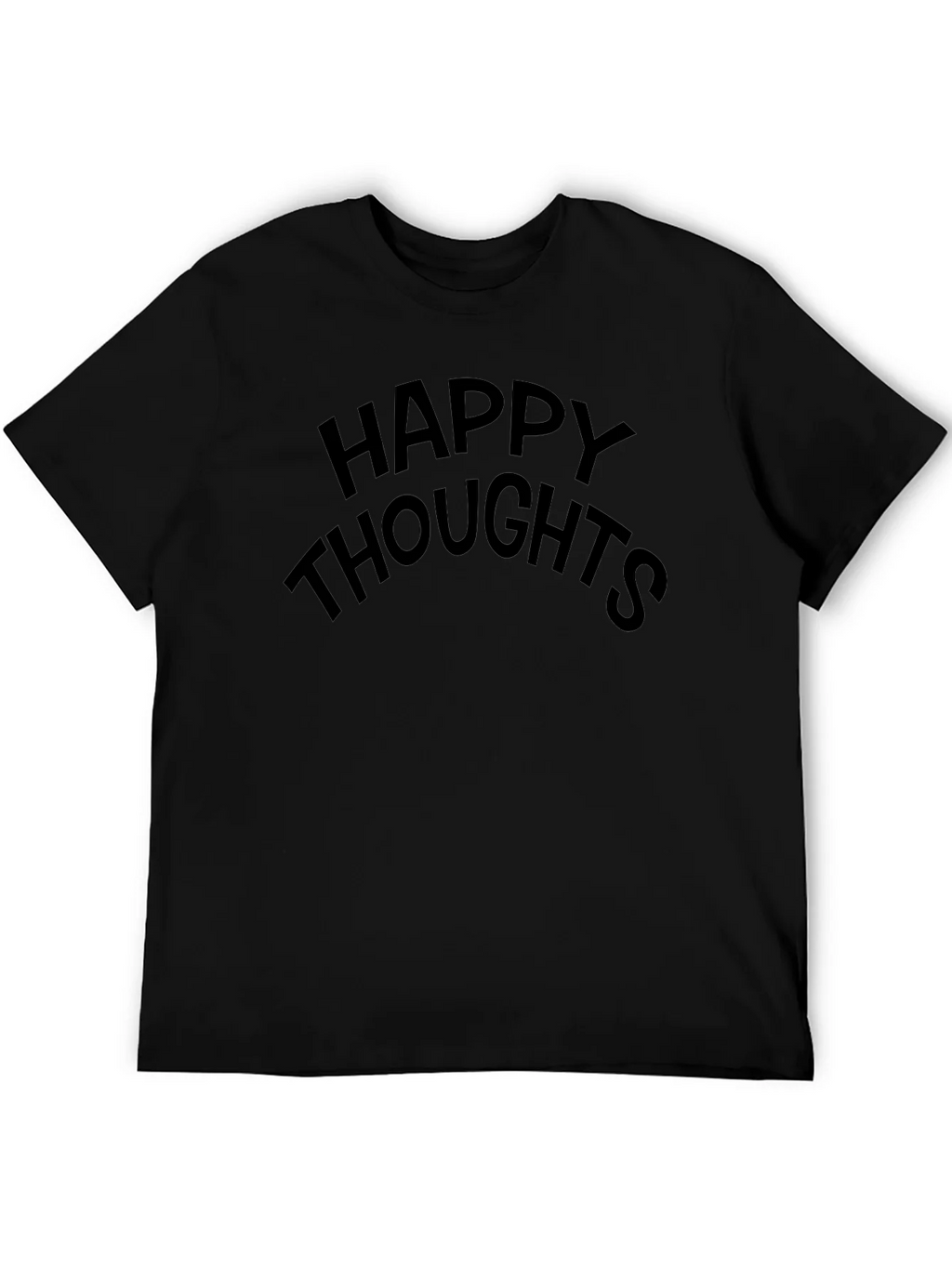 Happy Thoughts Black Crew Neck Tee product image 5