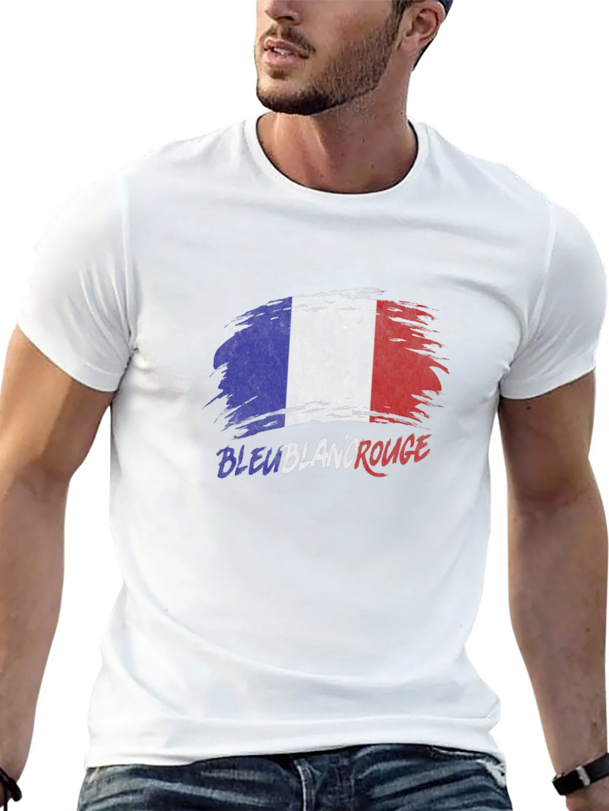 Bleu Blanc Rouge France Flag T-Shirt product image 12