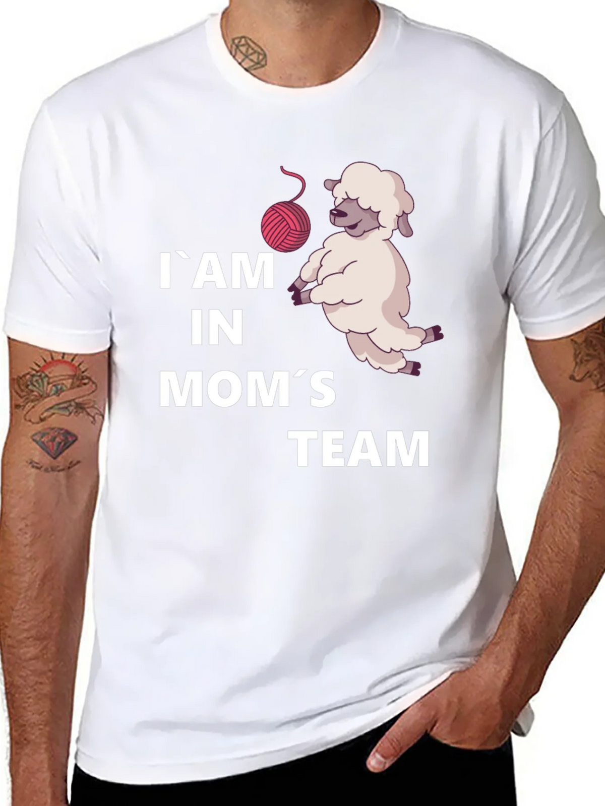 Im in Moms Team Sheep T-Shirt product image 7