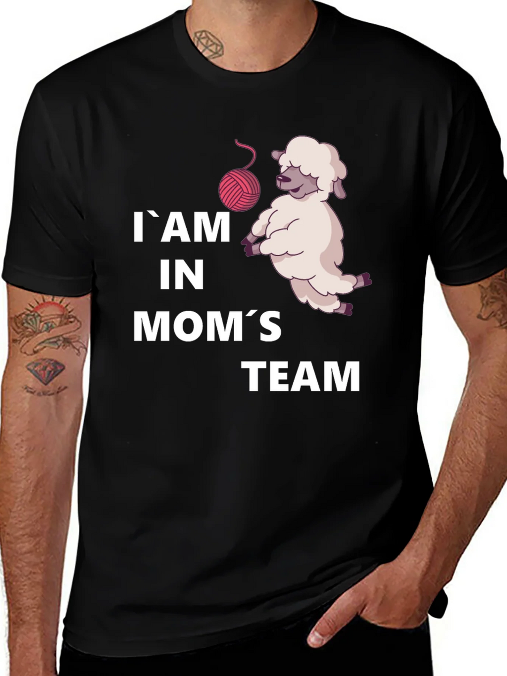 Im in Moms Team Sheep T-Shirt product image 1