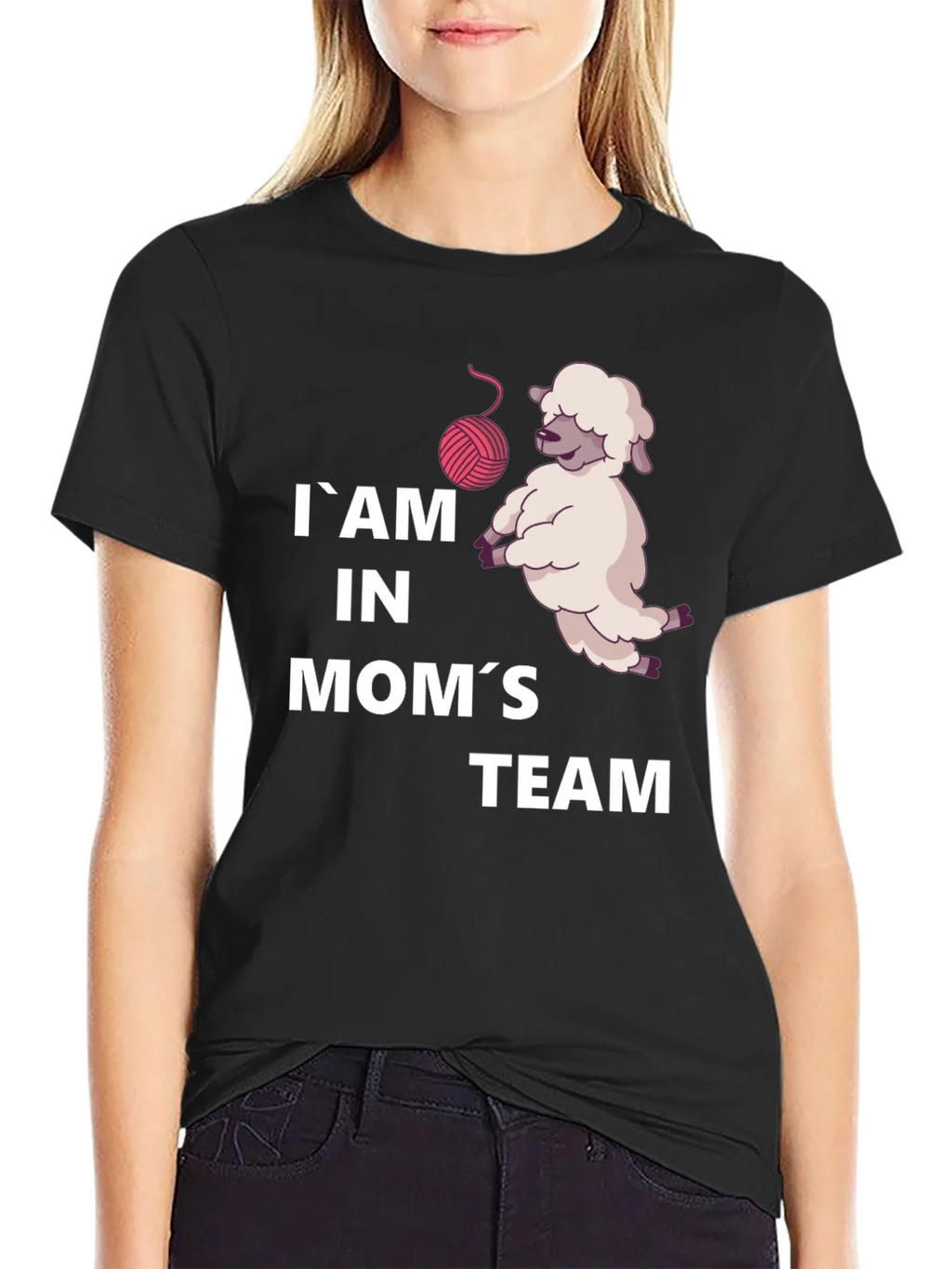 Im in Moms Team Sheep T-Shirt product image 2