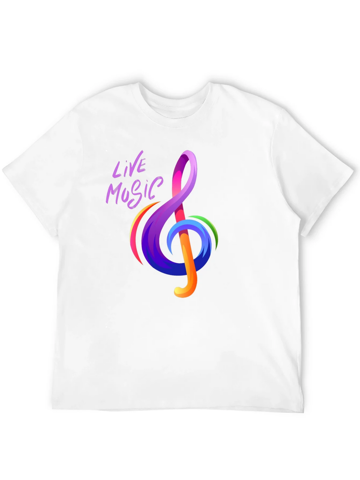 Live Music Treble Clef Graphic Tee - Vibrant Design product image 11